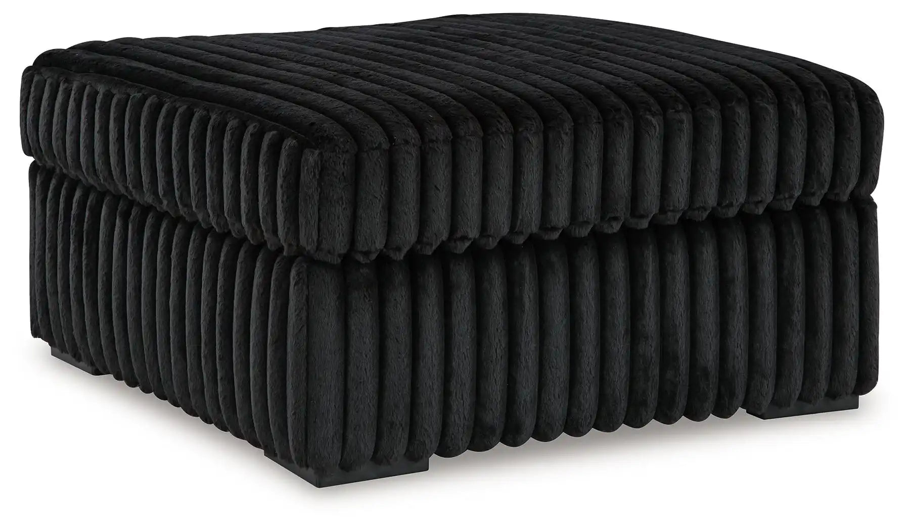 Midnight-Madness - Oversized Accent Ottoman - Best Buy Furniture