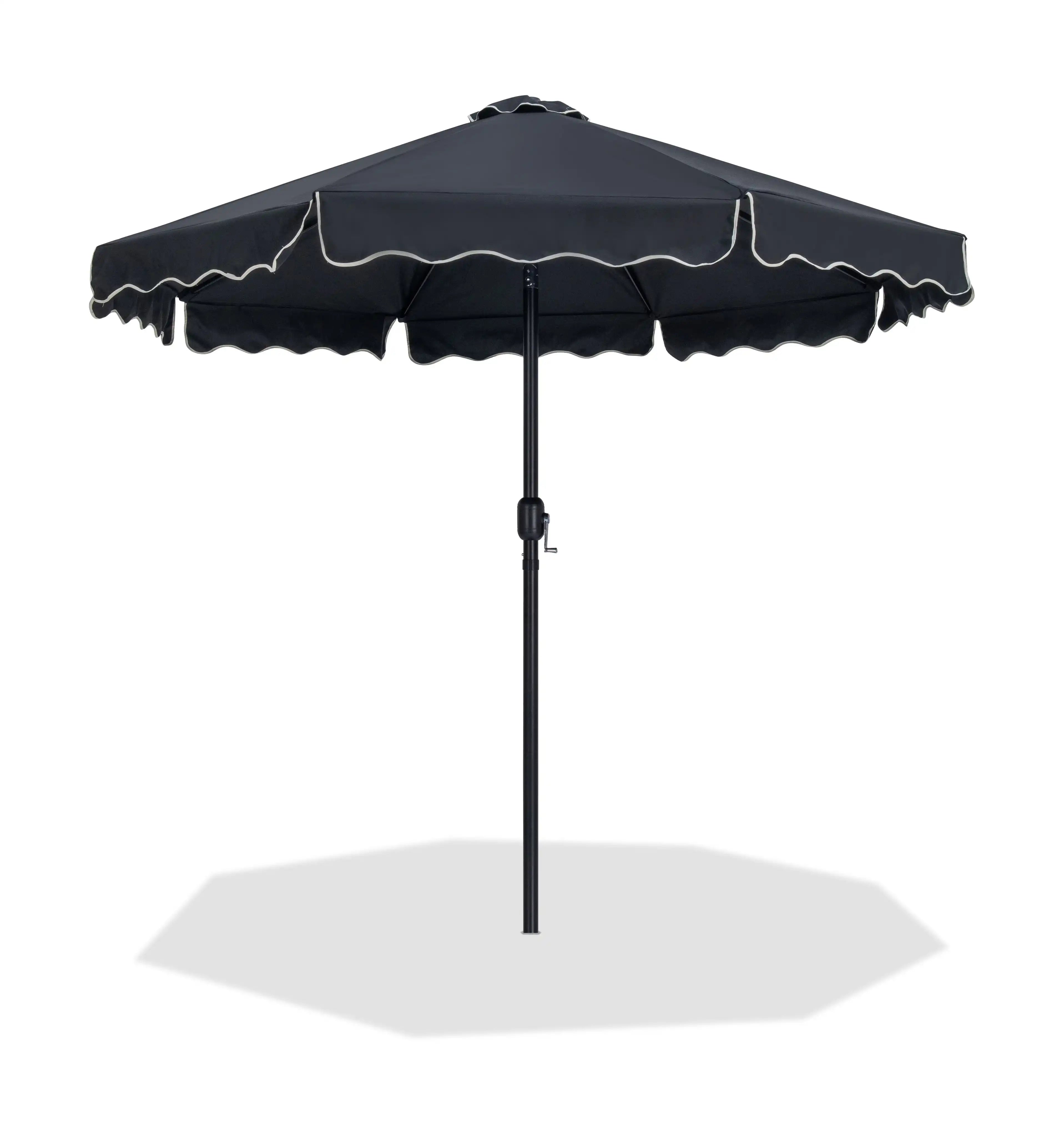 Amalfi - Patio Umbrella - Black Pole - Best Buy Furniture