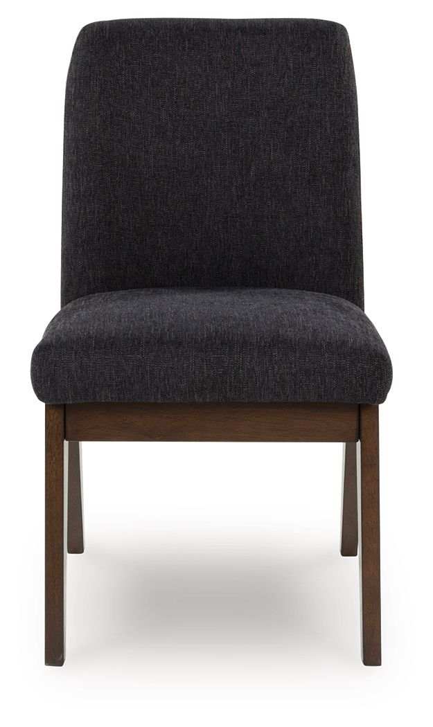 Dilenno - Dining Upholstered Side Chair (Set of 2) - Dark Brown - Best Buy Furniture