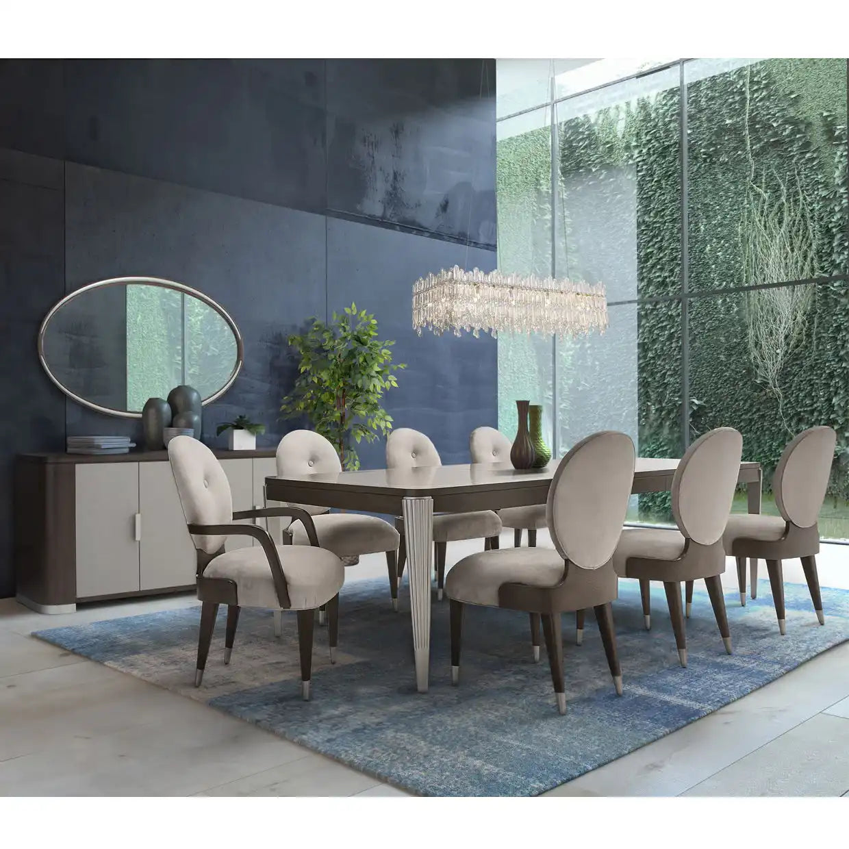 Roxbury Park - Wall Mirror - Slate - Best Buy Furniture