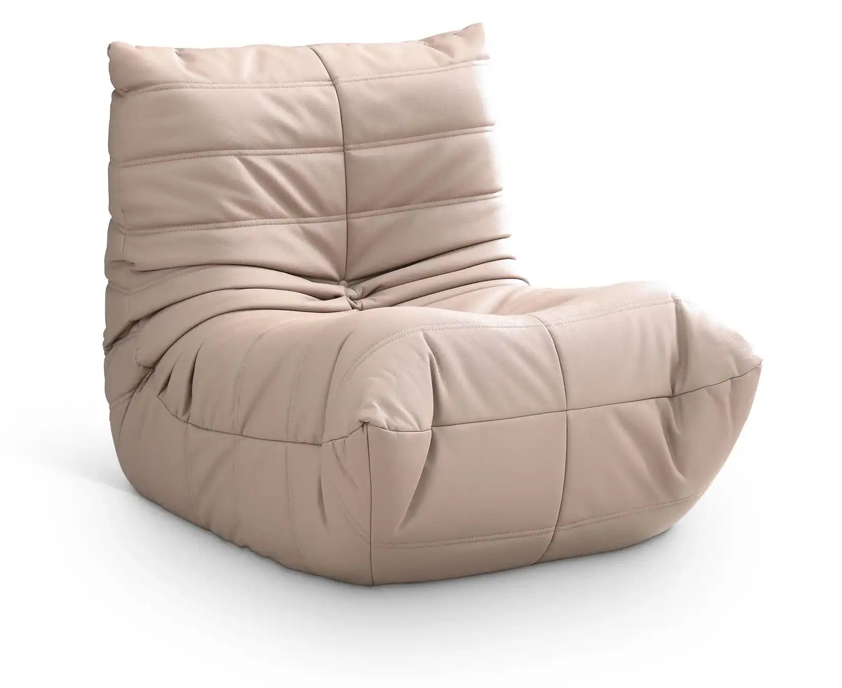 Relax - Vegan Leather Upholstered Chair - Tan - Best Buy Furniture