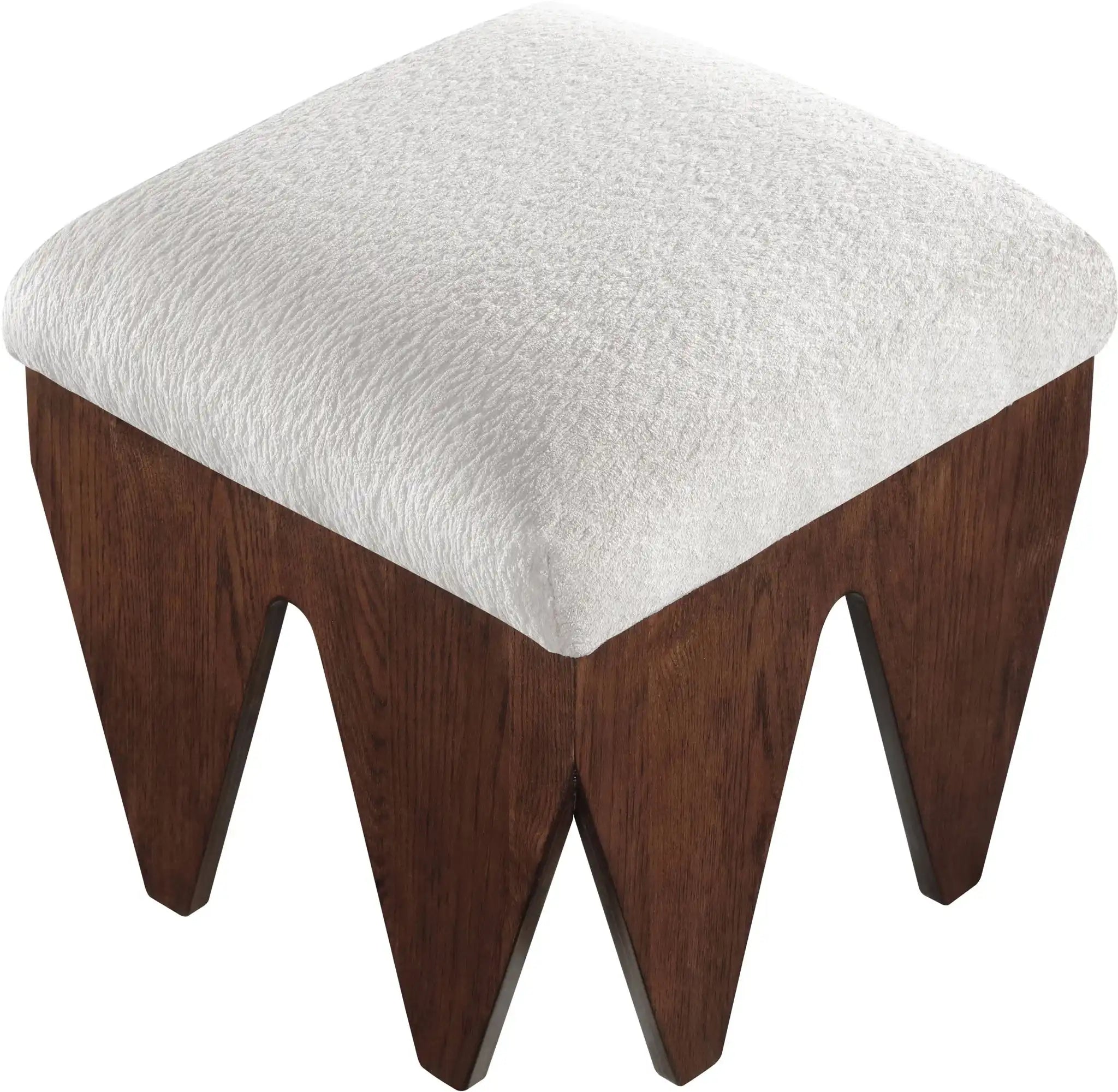 Altair - Fabric Bench - Dark Brown Base