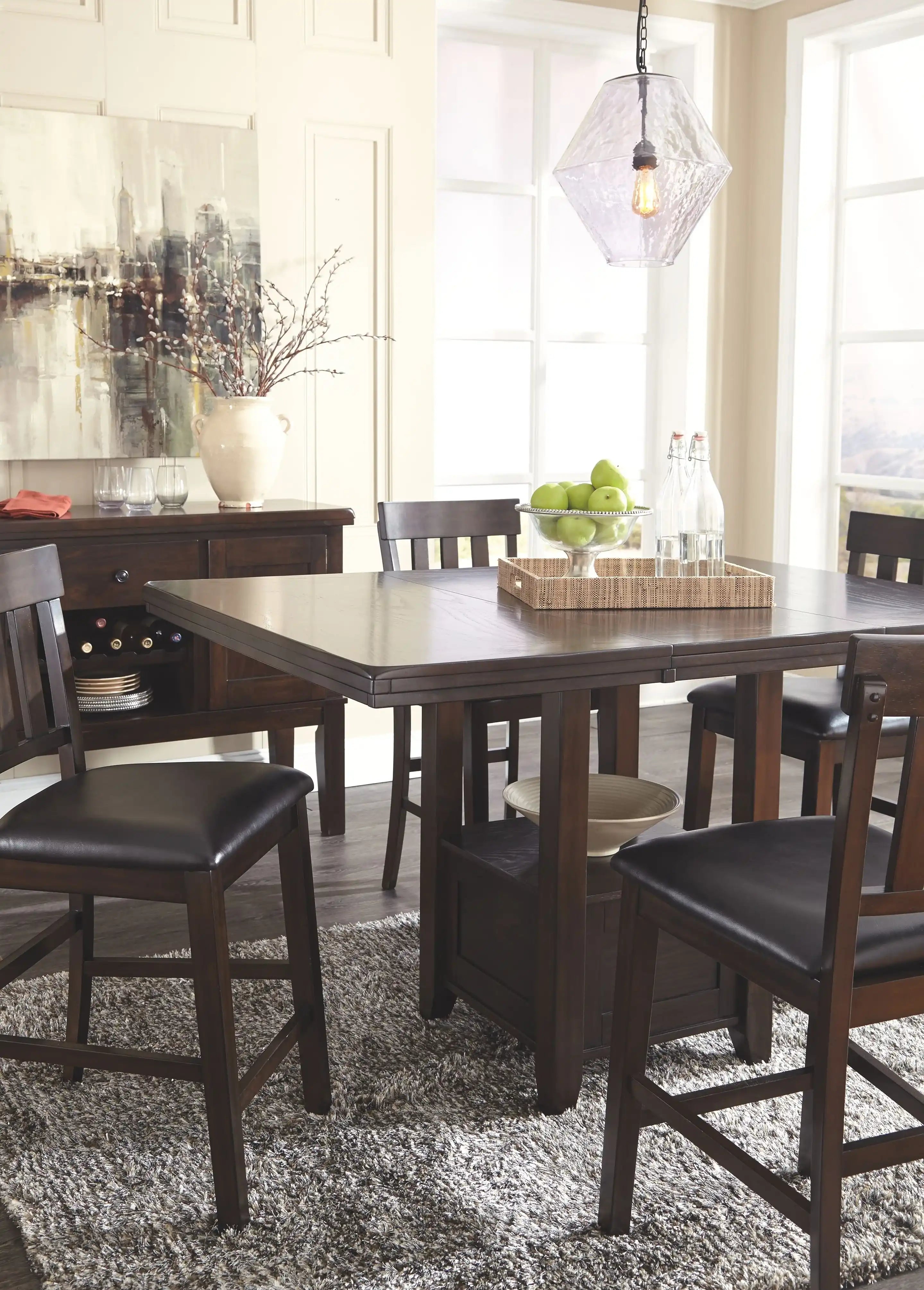 Haddigan - Dining Table With Side Chairs - Best Buy Furniture