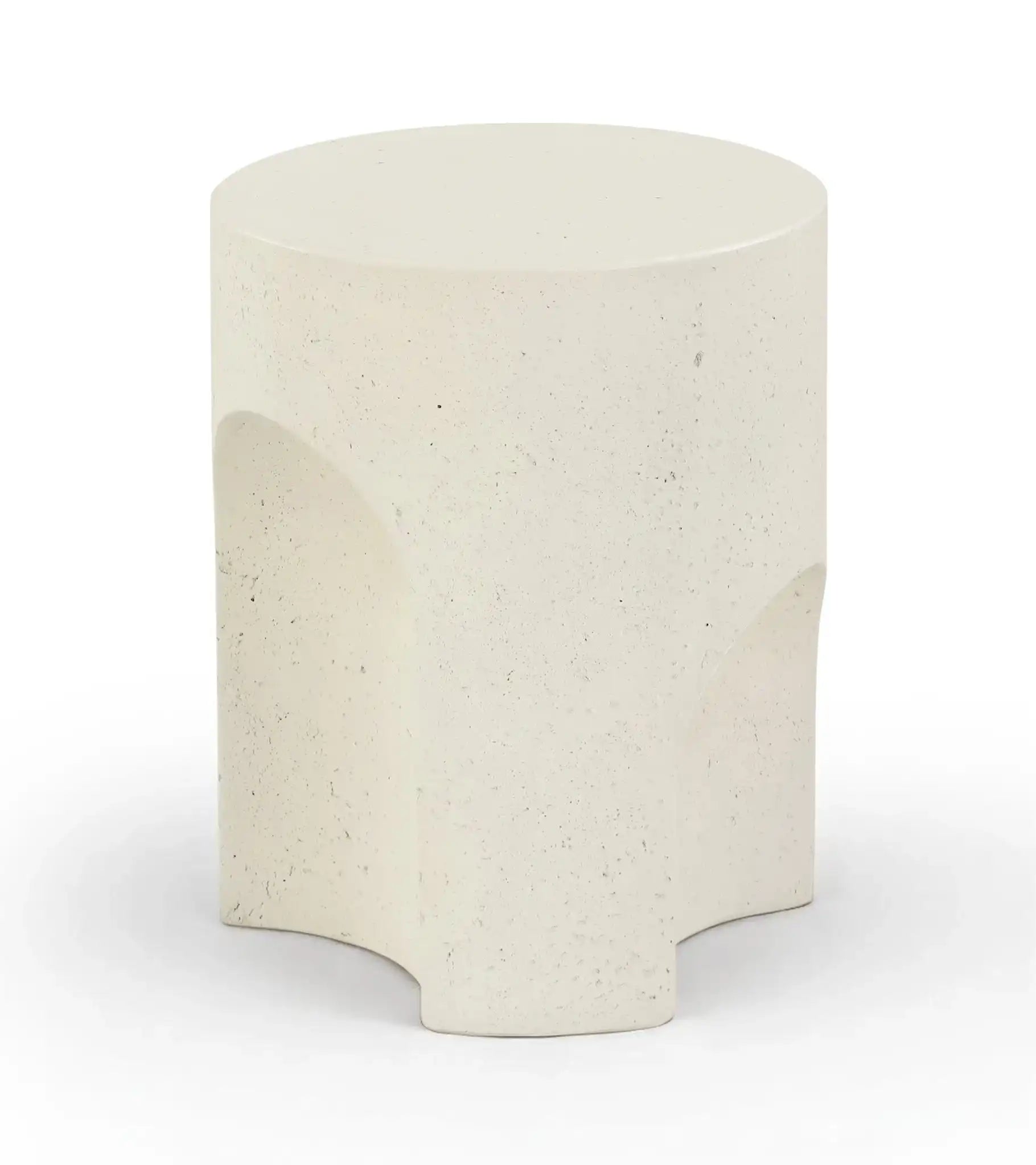 Olira - Concrete And Fiberglass Indoor / Outdoor End Table - Best Buy Furniture