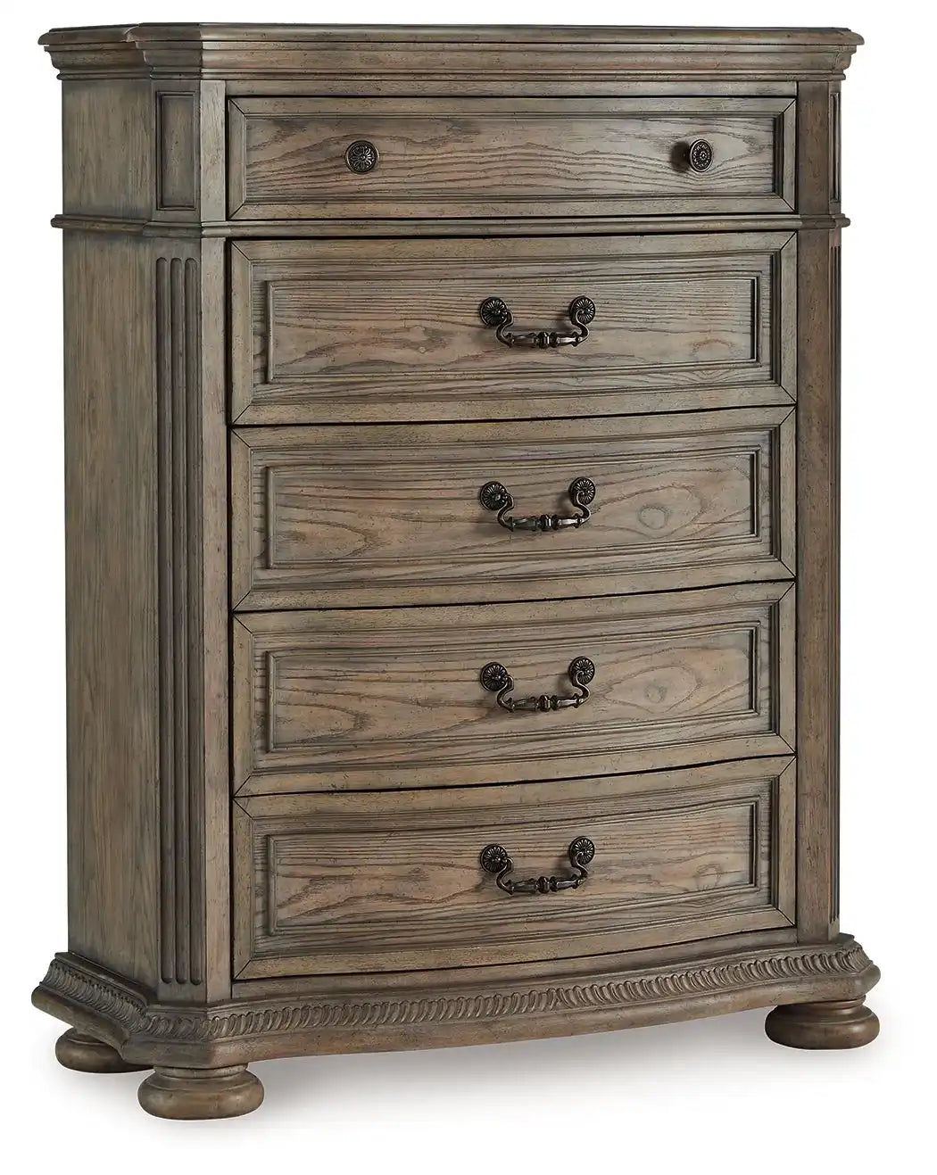 Ardenfield - Five Drawer Chest - Light Brown - Best Buy Furniture