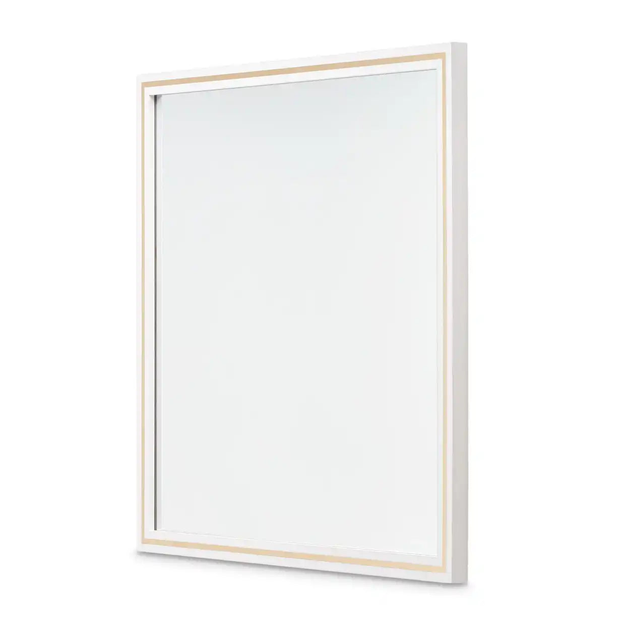 Palm Gate - Wall Mirror - Cloud White - Best Buy Furniture