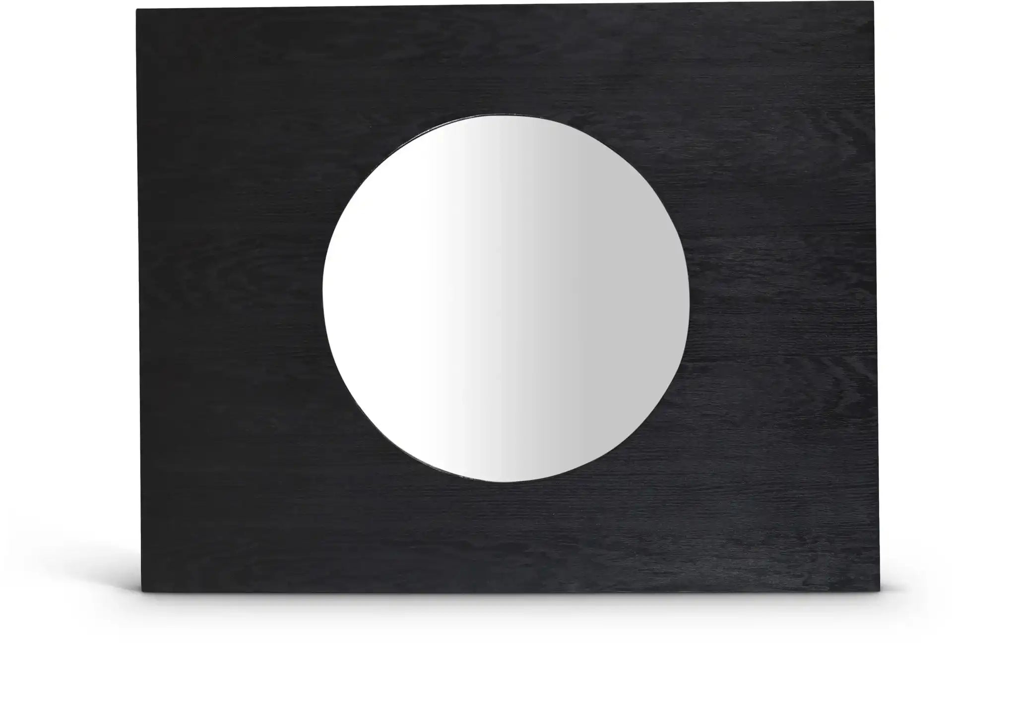 Optic - Oak Wood Frame Mirror - Best Buy Furniture