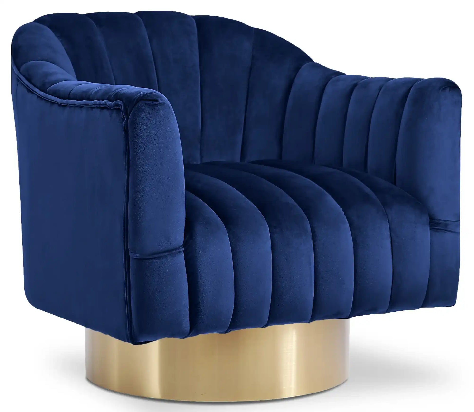 Farrah - Accent Chair with Gold Base - Best Buy Furniture