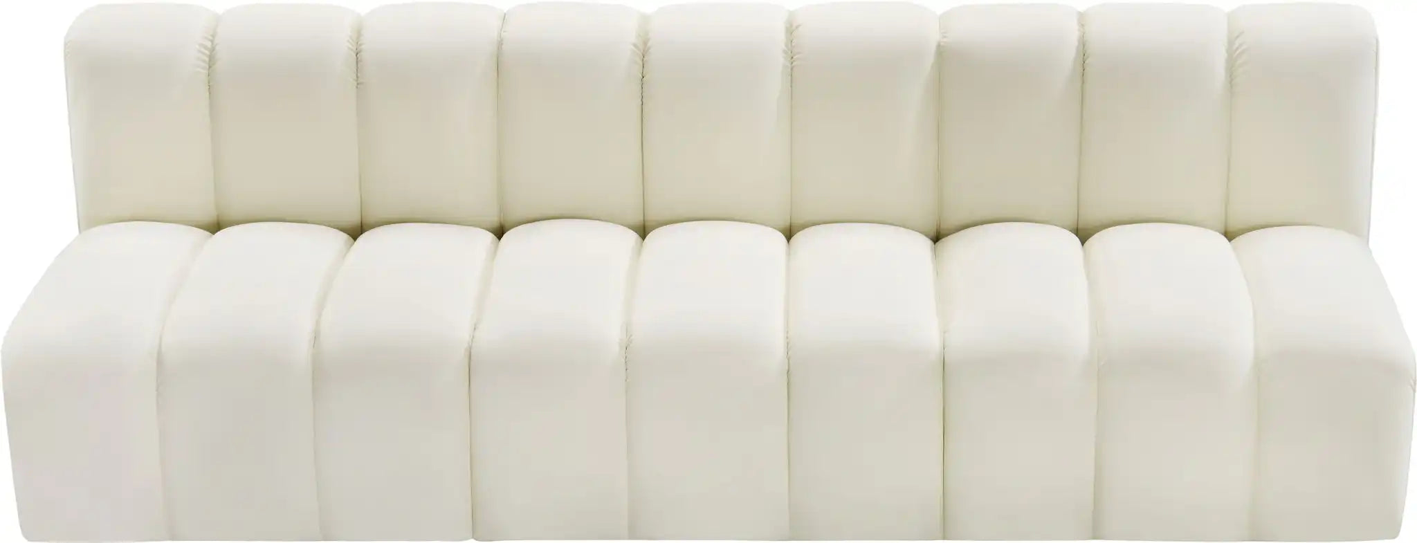 Arc - Faux Leather 3 Seats Modular Sofa