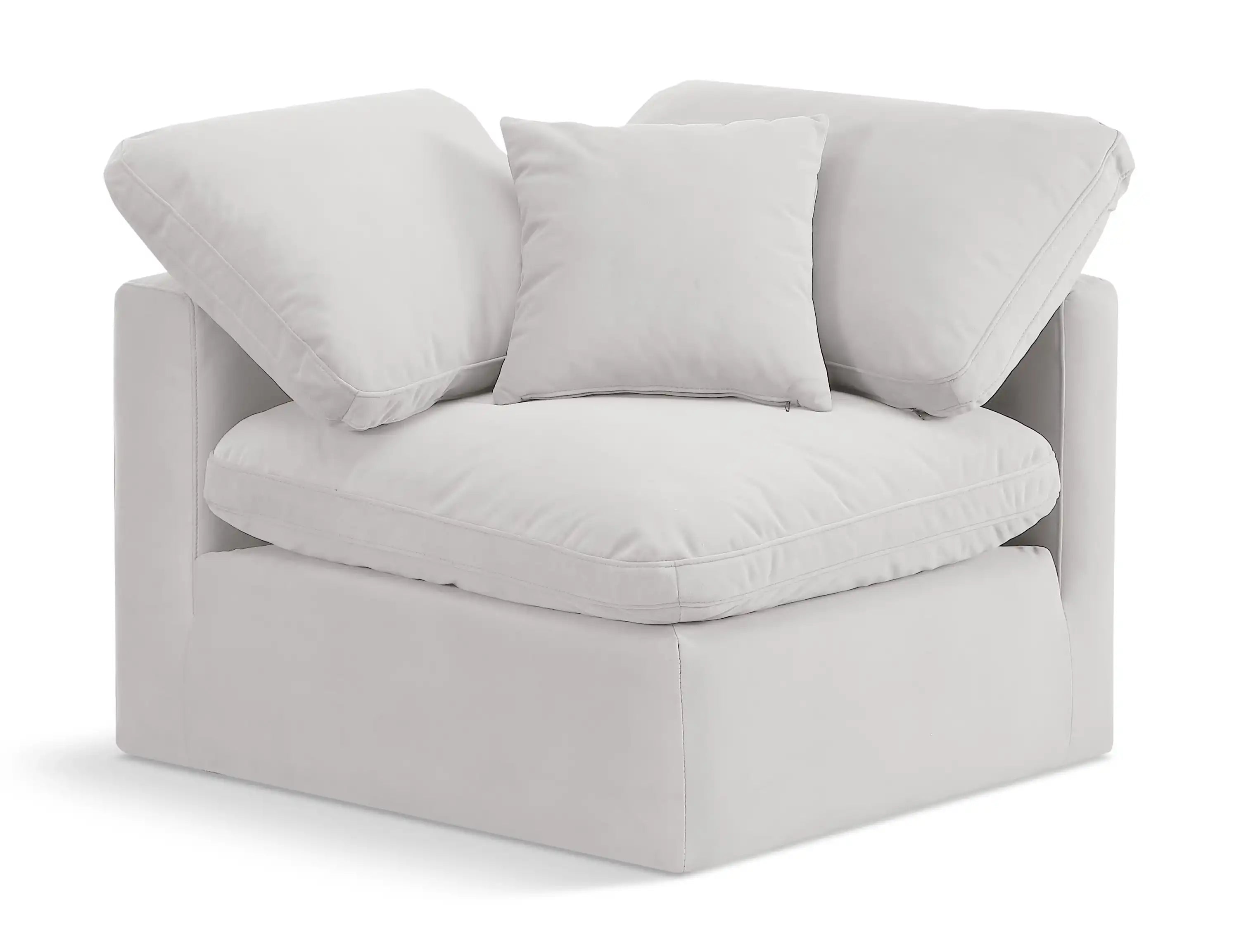 Indulge - Velvet Corner Chair - Best Buy Furniture