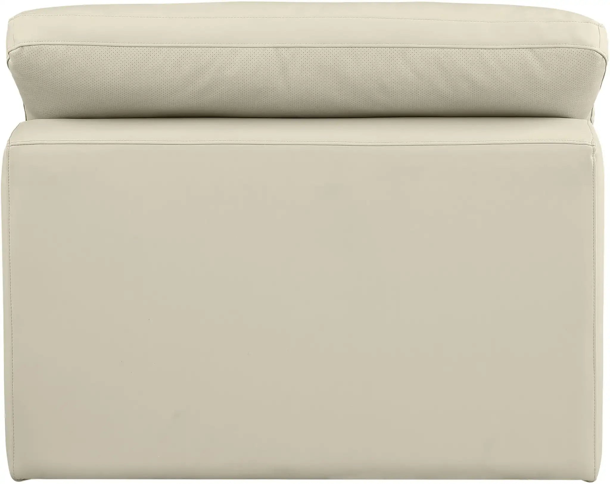 Comfy - Faux Leather Armless Chair
