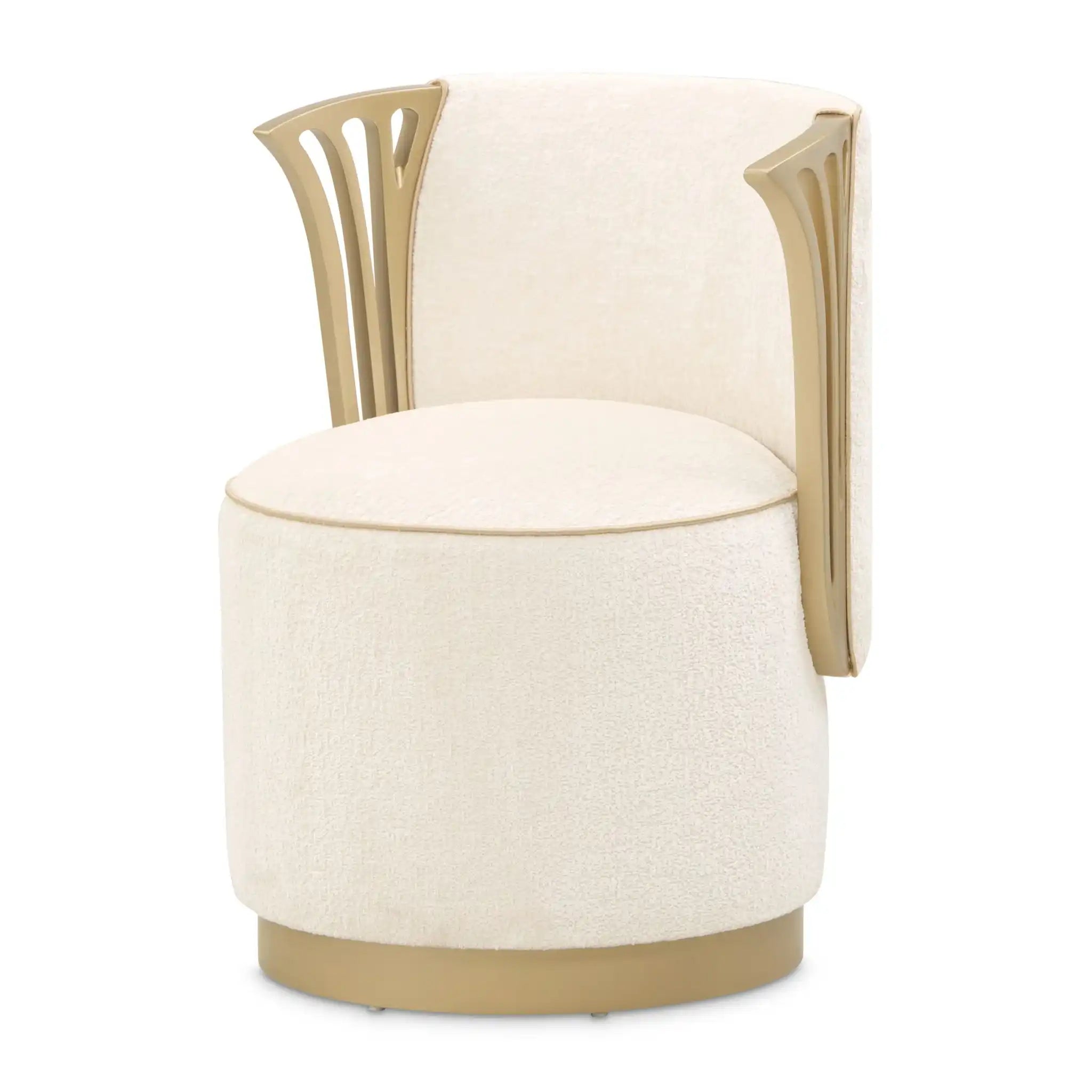La Terrazza - Vanity Chair - Creamy Pearl - Best Buy Furniture
