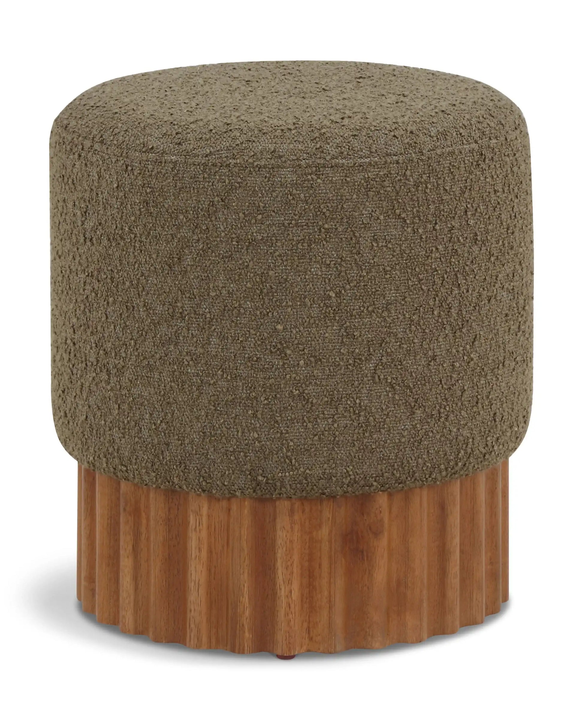 Veranda - Ottoman / Stool With Brown Base - Best Buy Furniture