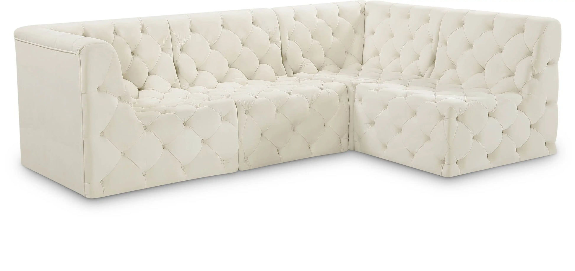 Tuft - 4 Piece Modular Sectional - Best Buy Furniture