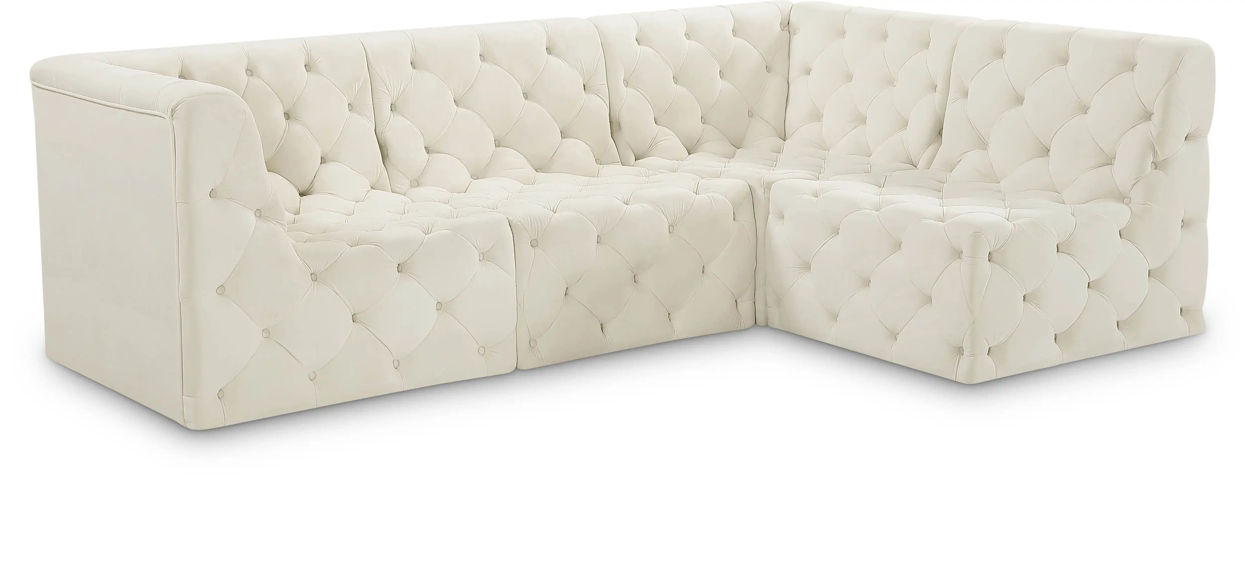 Tuft - 4 Piece Modular Sectional - Best Buy Furniture