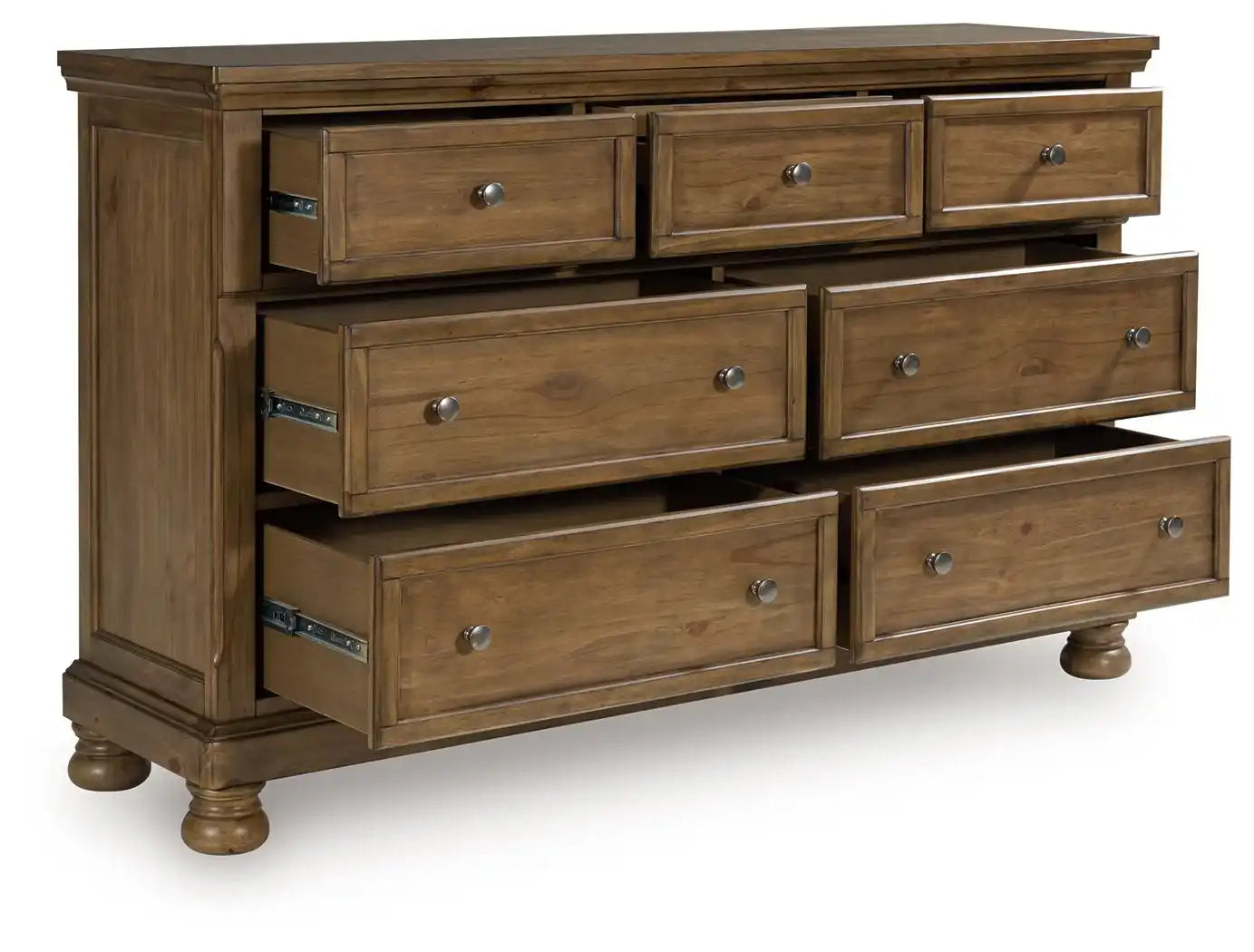 Feddinger - Dresser - Medium Brown - Best Buy Furniture