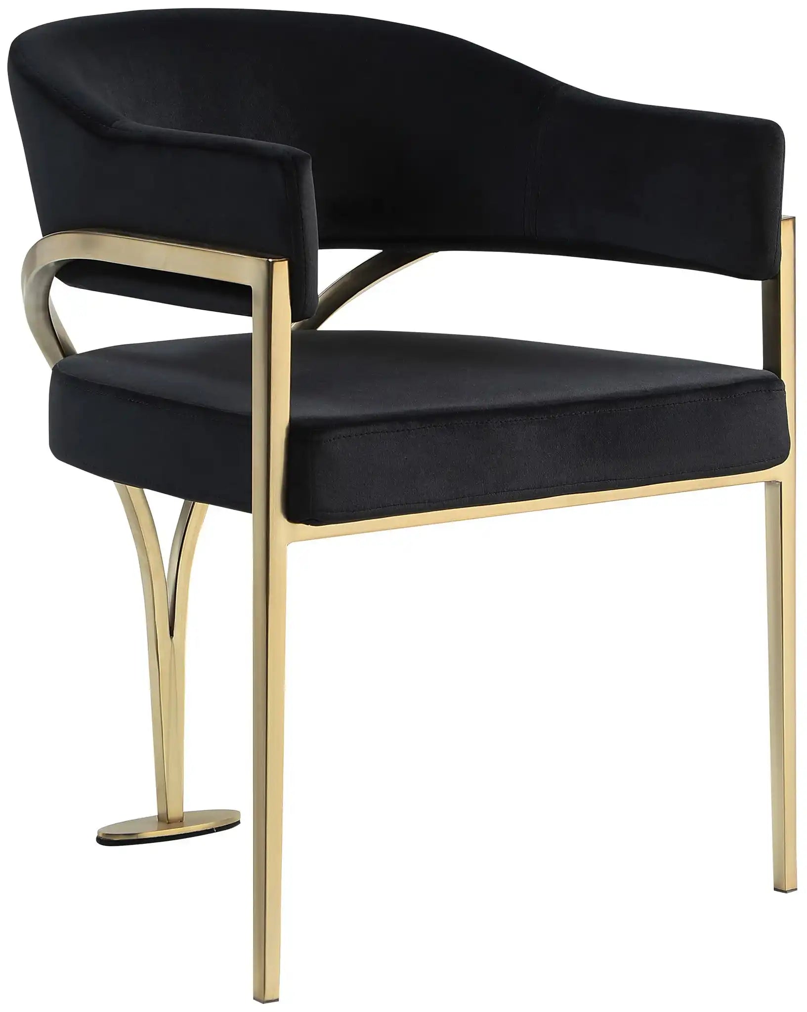 Madelyn - Dining Chair (Set of 2) - Brushed Brass - Best Buy Furniture
