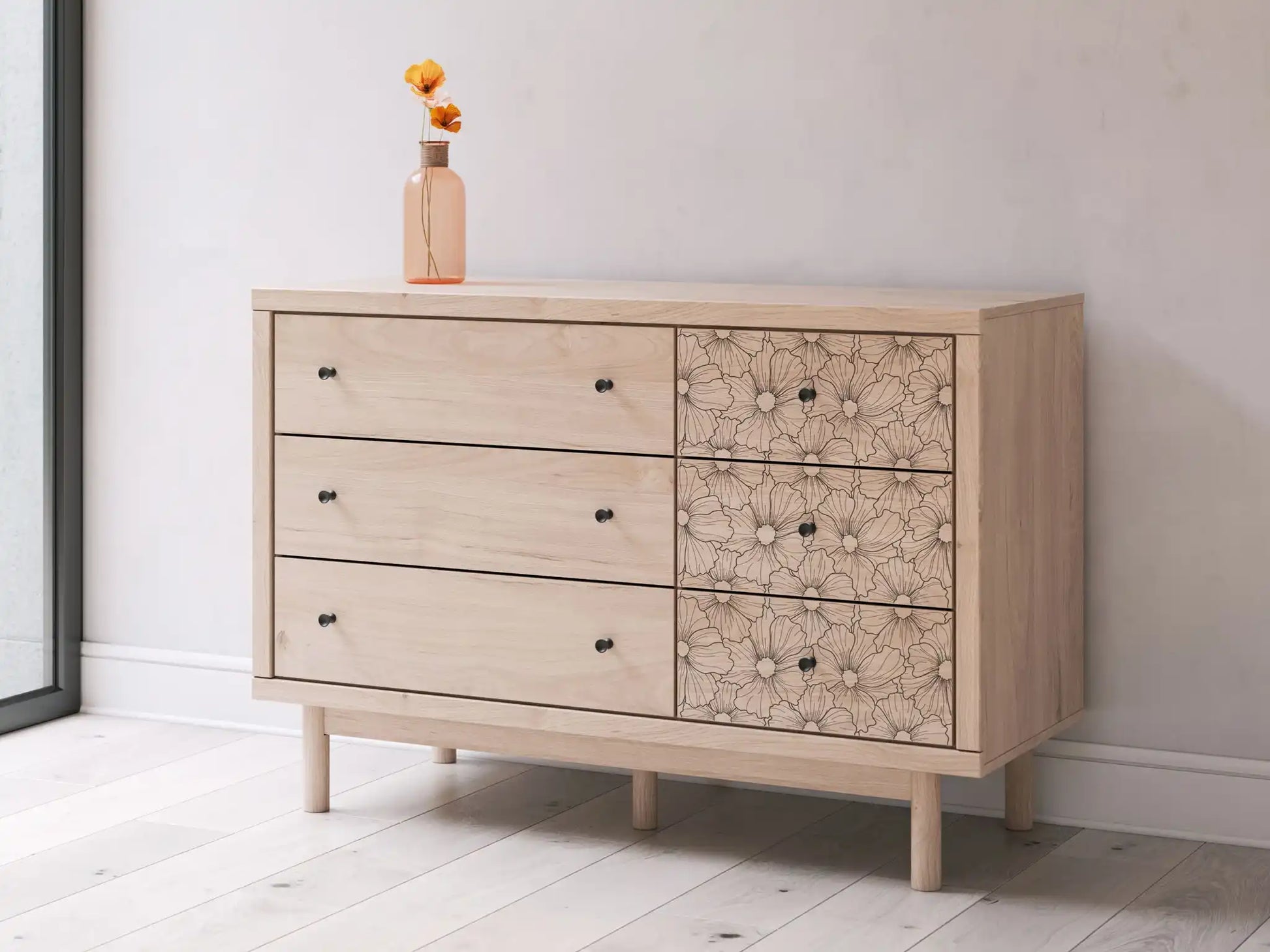 Arloster - Six Drawer Dresser - Best Buy Furniture