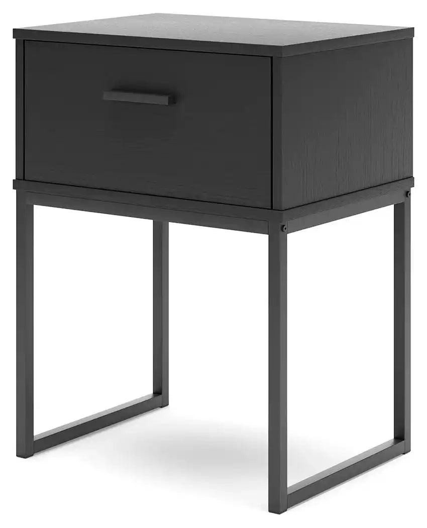 Socalle - One Drawer Night Stand - Best Buy Furniture