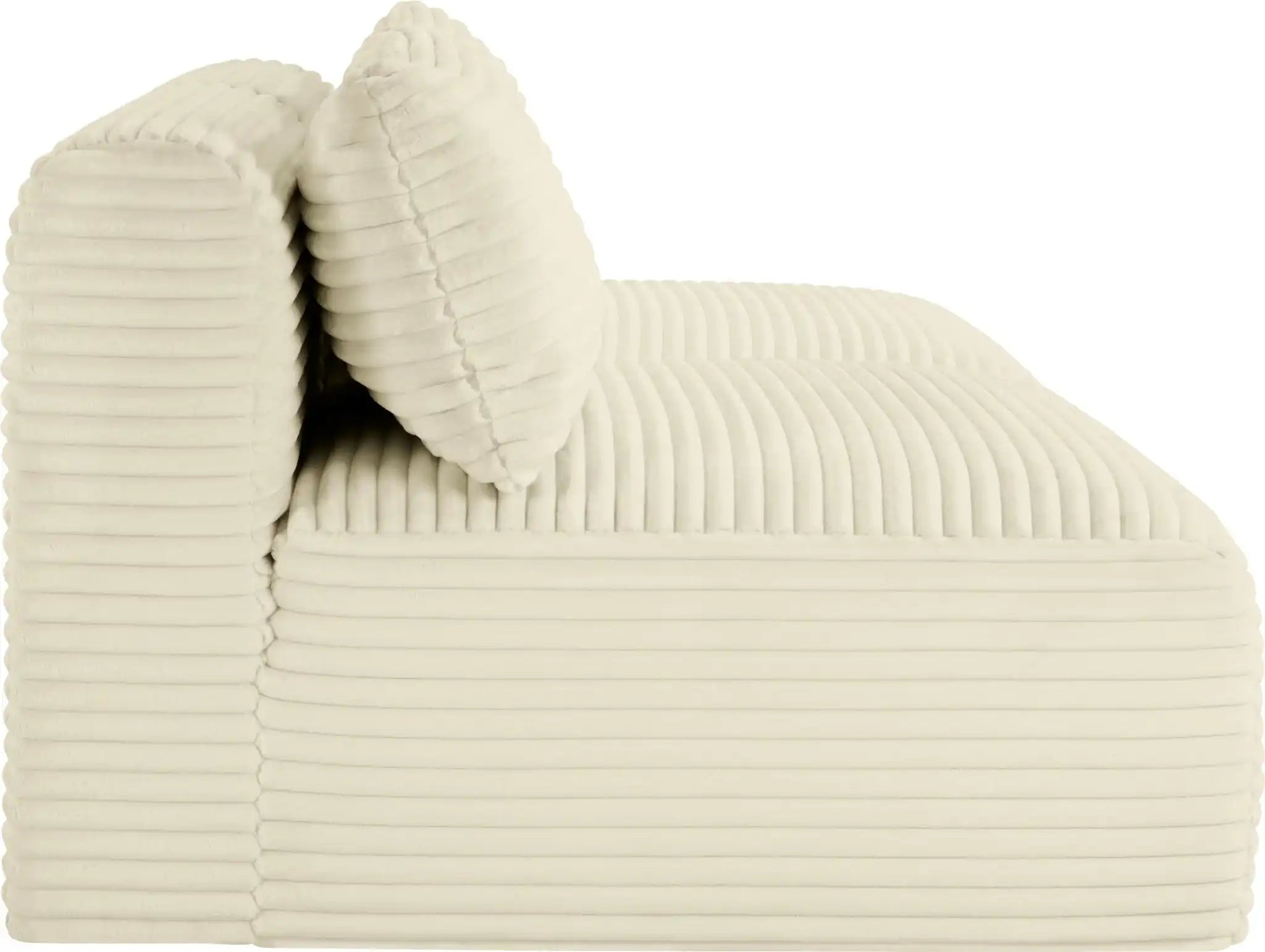 Shaggy - 2 Seat Modular Armless Sofa