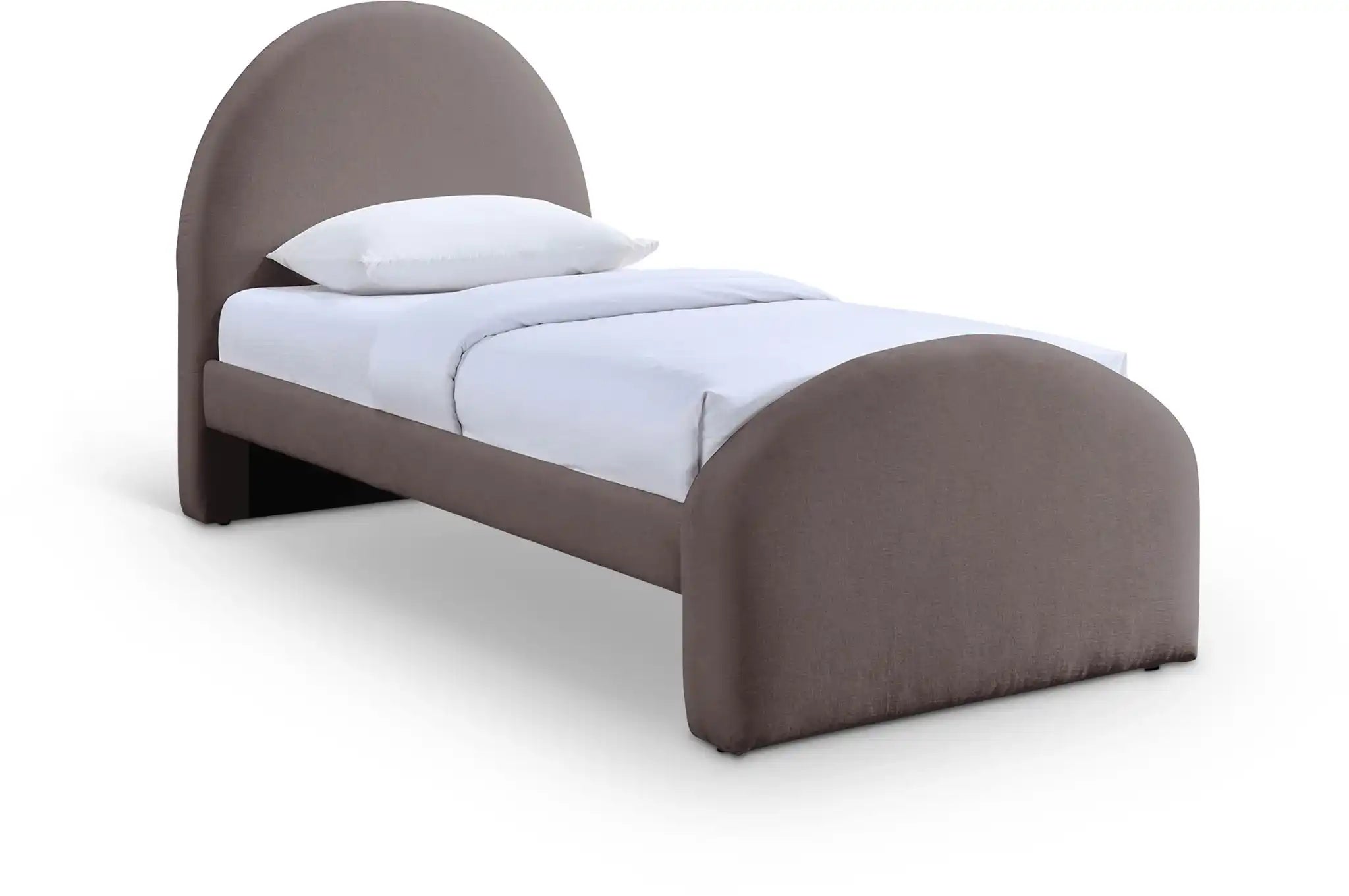 Andaz - Chenille Fabric Upholstered Bed - Best Buy Furniture