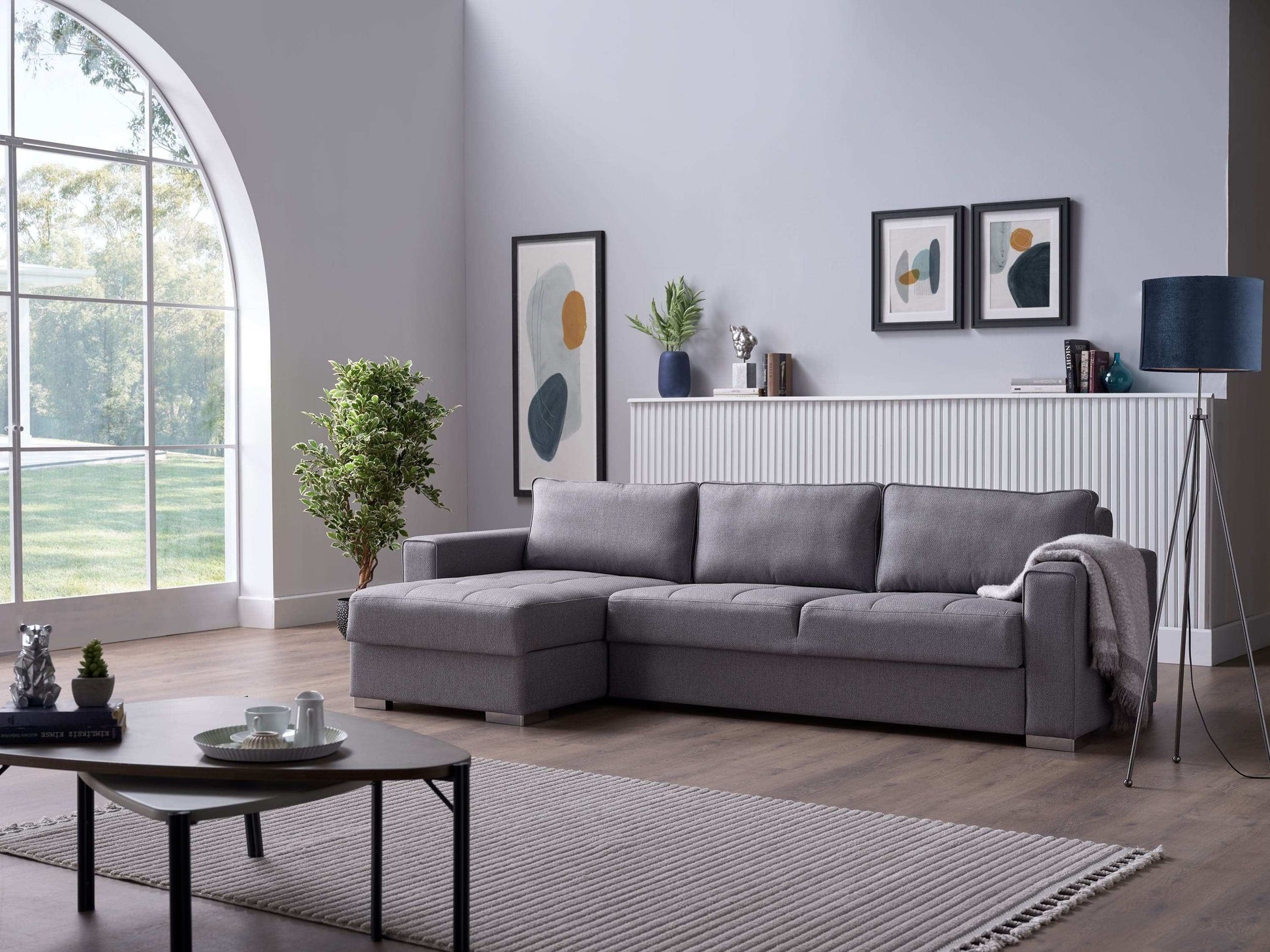 Cooper Sectional Grey - Best Buy Furniture