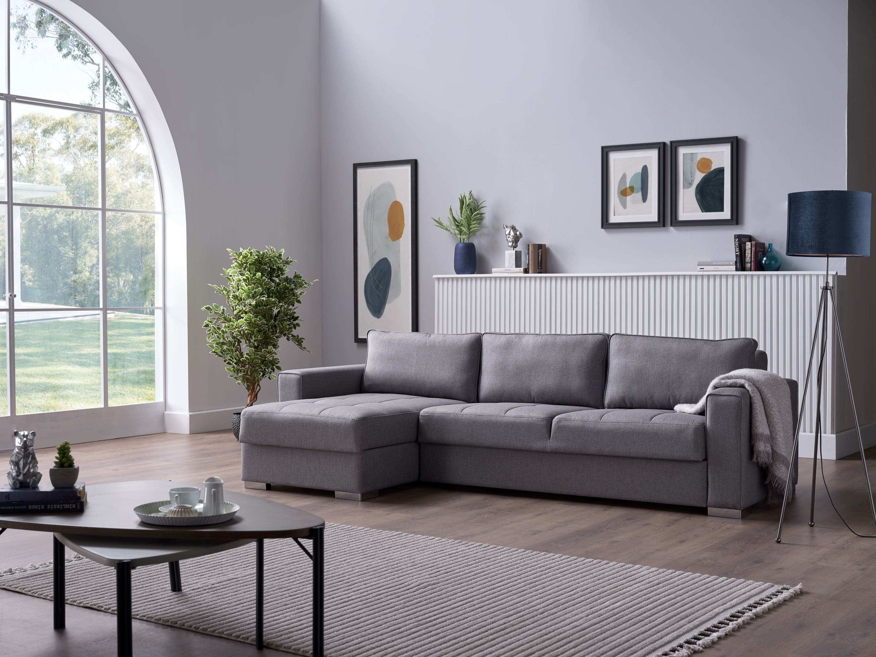 Cooper Sectional Grey - Best Buy Furniture