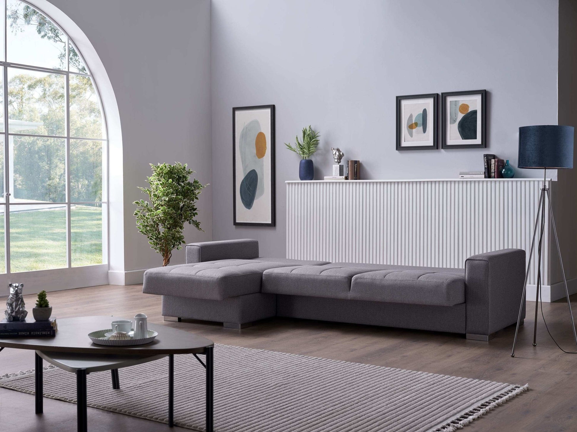 Cooper Sectional Grey - Best Buy Furniture