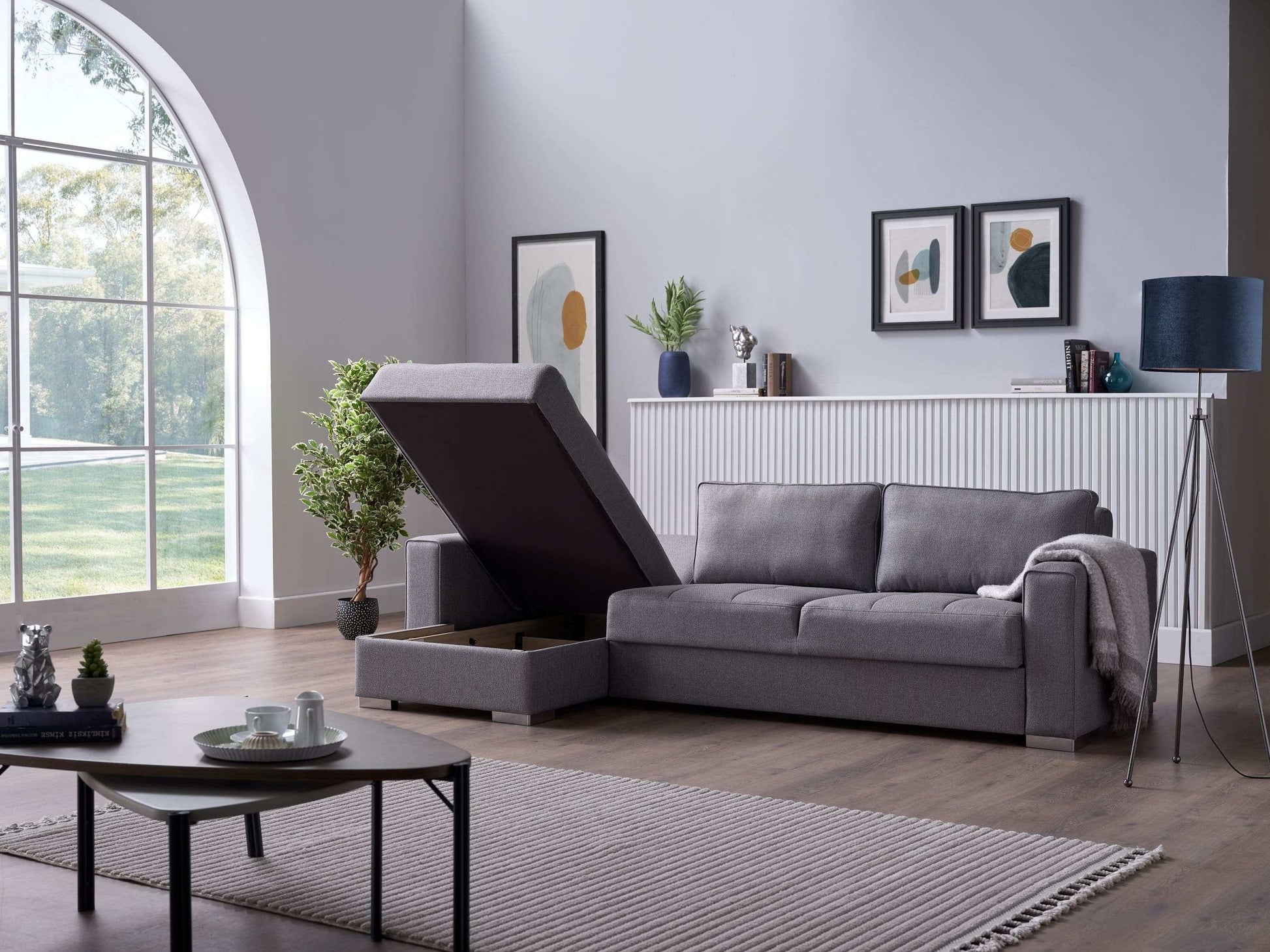 Cooper Sectional Grey - Best Buy Furniture