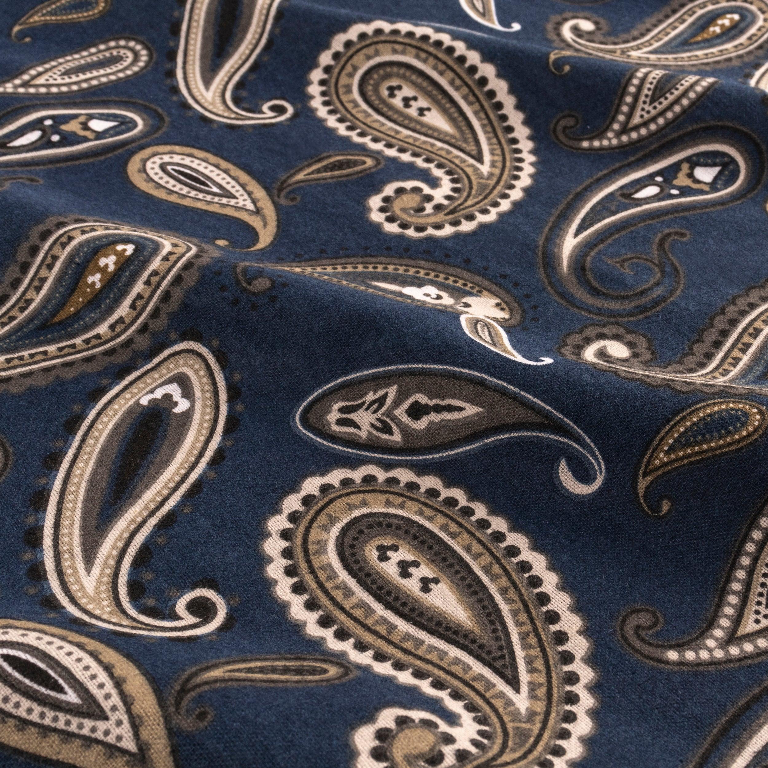 100% Cotton Flannel Bed Sheet Set Floral Paisley Deep Pocket - Sheet Set by Superior Brand
