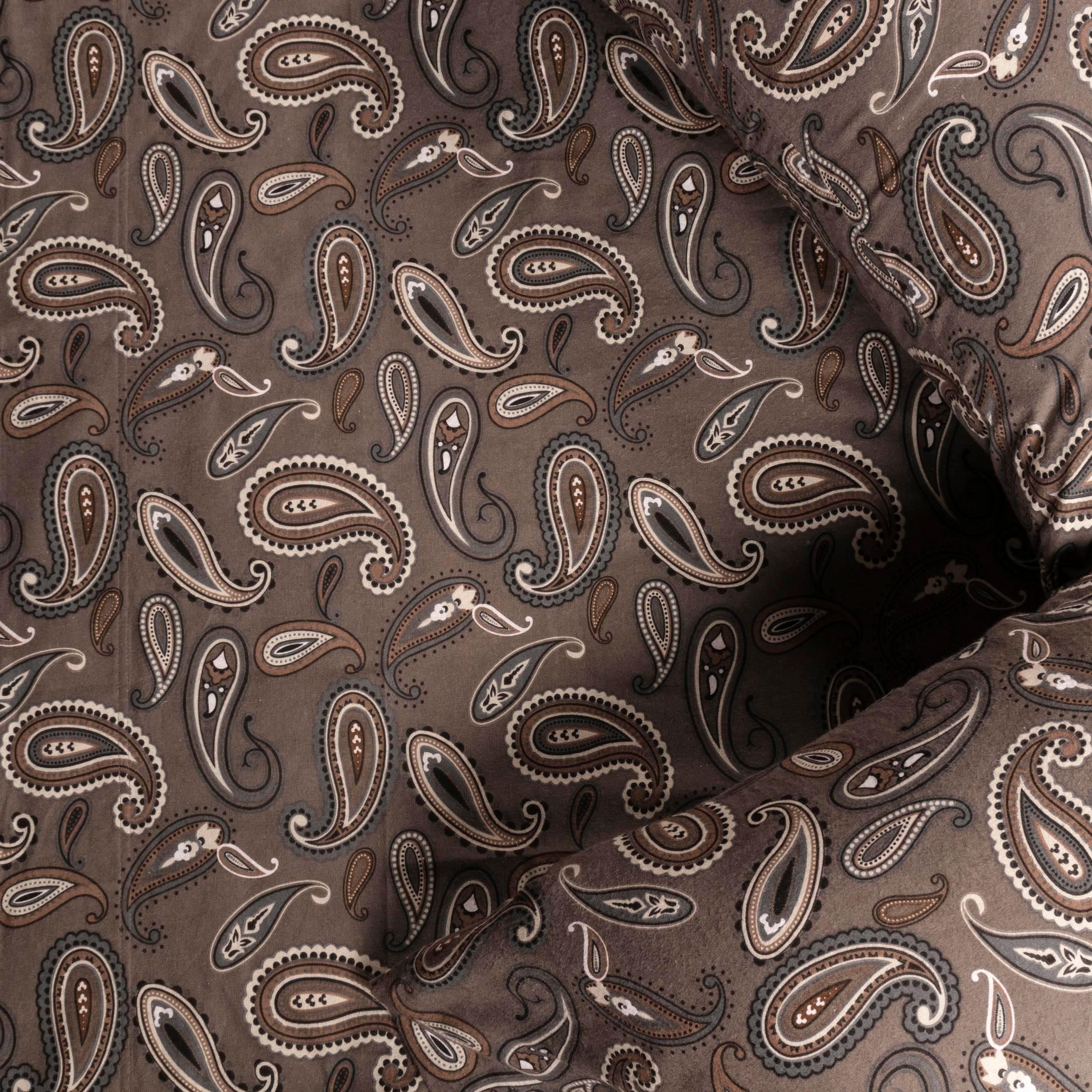 100% Cotton Flannel Bed Sheet Set Floral Paisley Deep Pocket - Sheet Set by Superior Brand