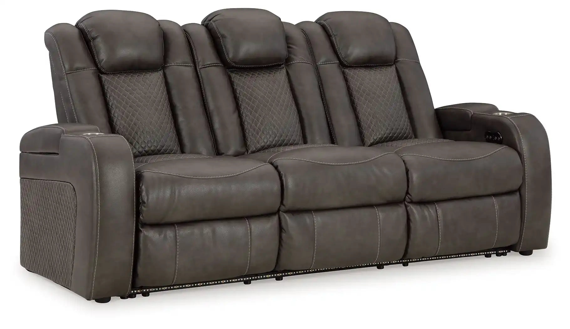 Fyne-dyme - Power Reclining Sofa With Adj Headrest - Best Buy Furniture