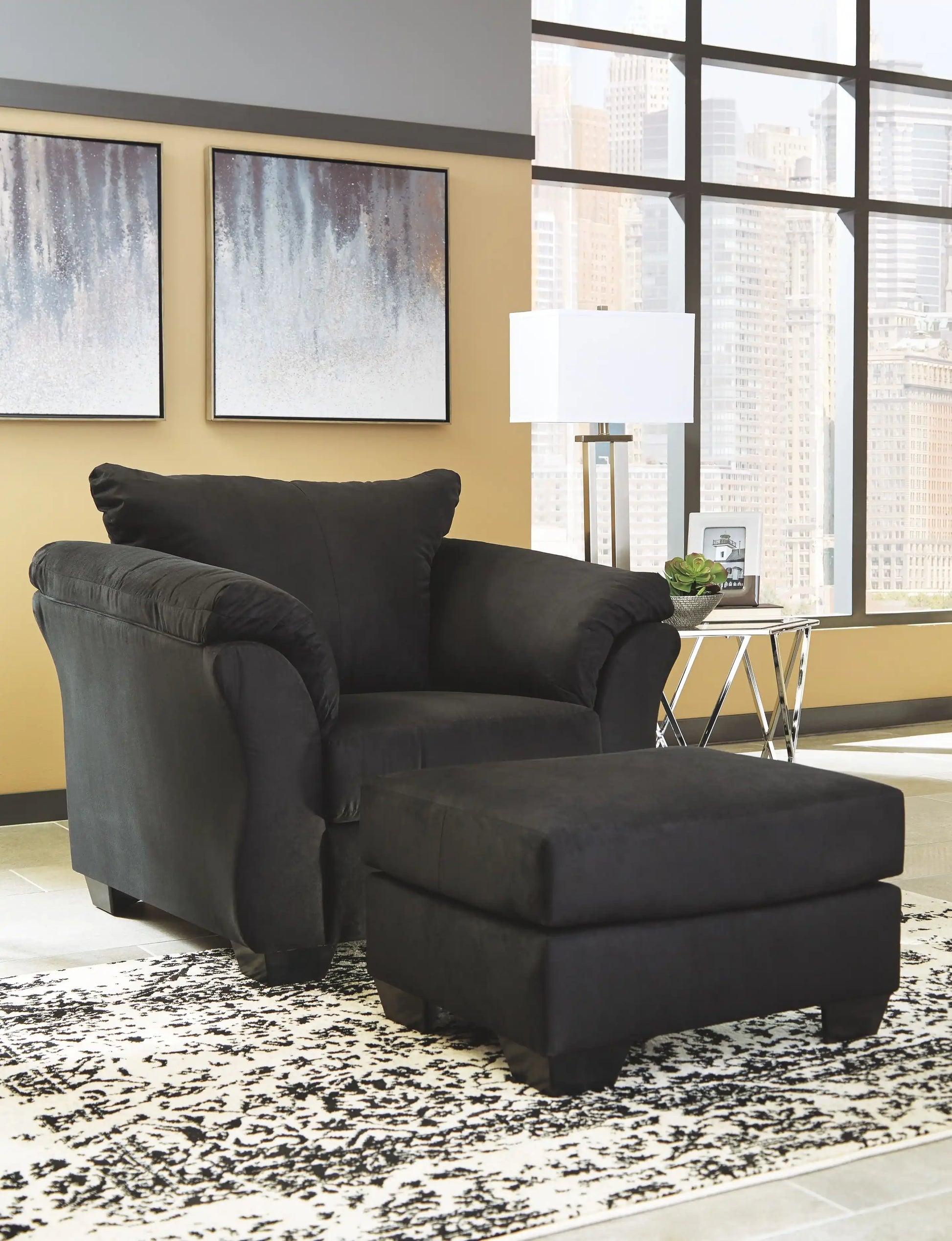 Darcy - Chair With Ottoman - Best Buy Furniture
