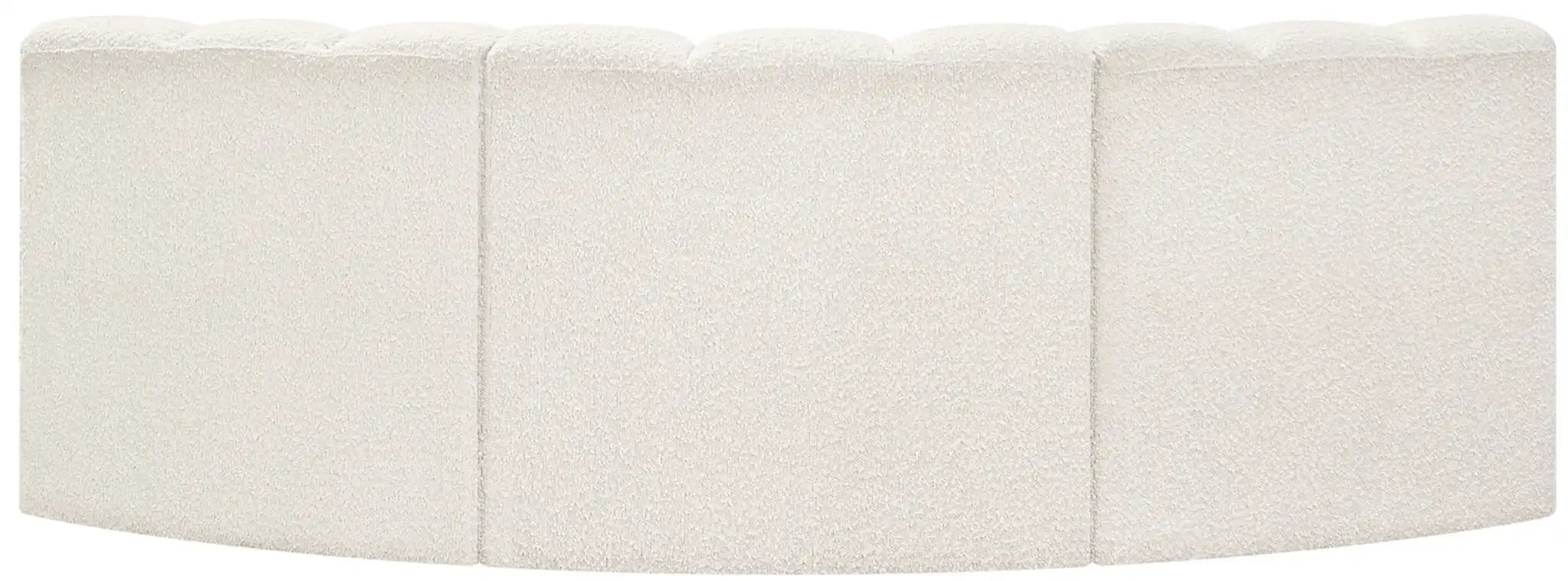 Arc - Boucle Fabric 3 Piece Modular Corner Sofa