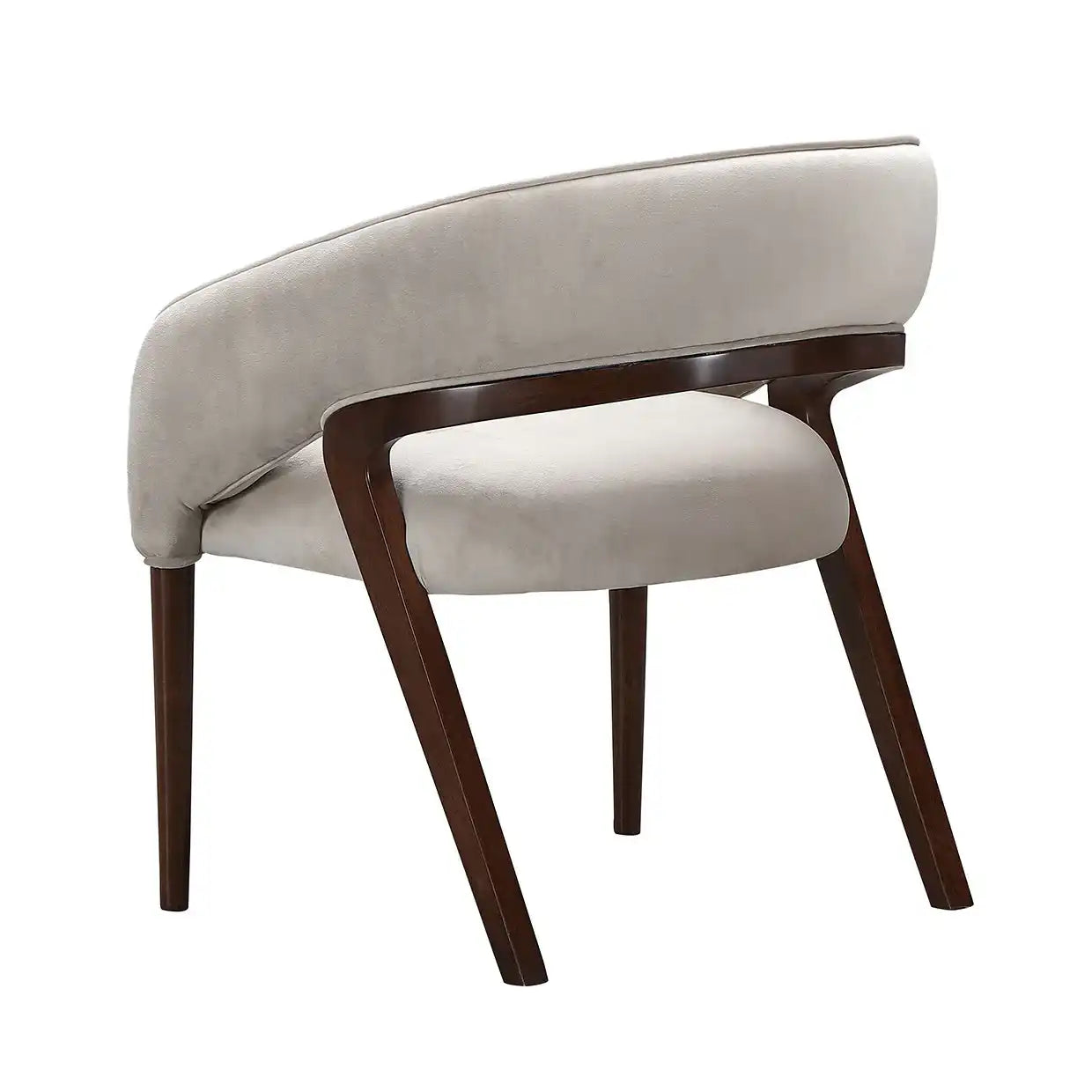 Houston - Vanity Chair - Porcini / Walnut - Best Buy Furniture