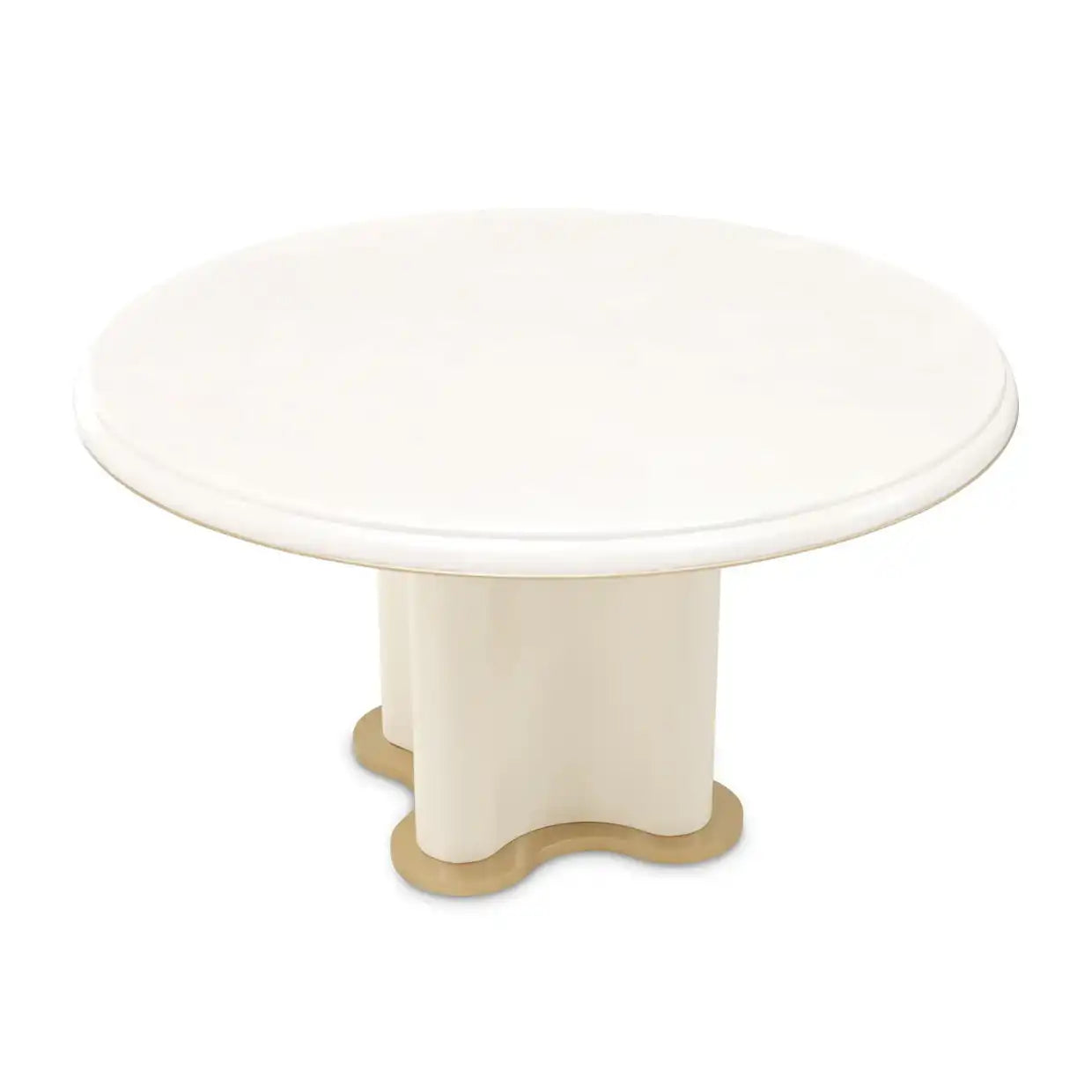 La Terrazza - 54" Round Dining Table - Creamy Pearl - Best Buy Furniture