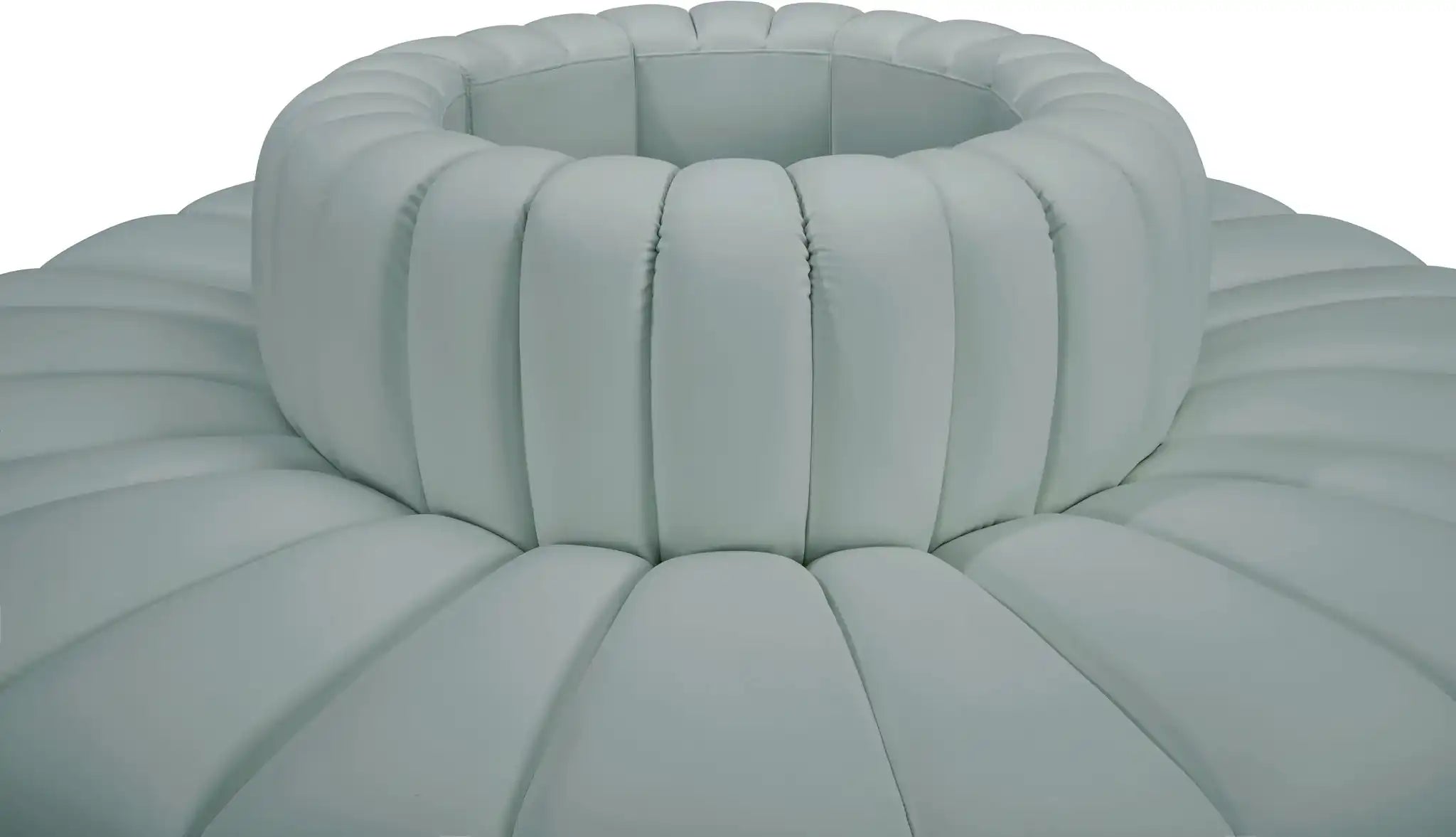 Arc - Faux Leather 8 Piece Round Modular Sofa