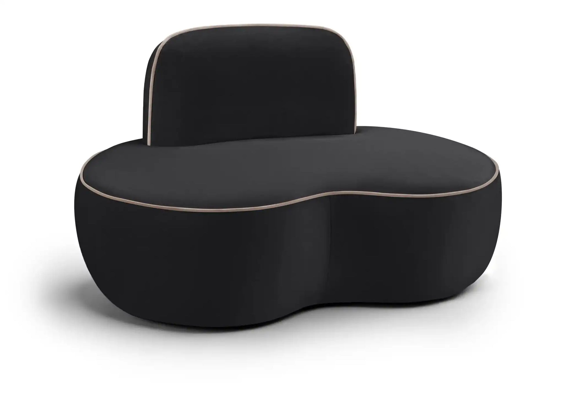 Swerve - Velvet Upholstered Chair - Best Buy Furniture