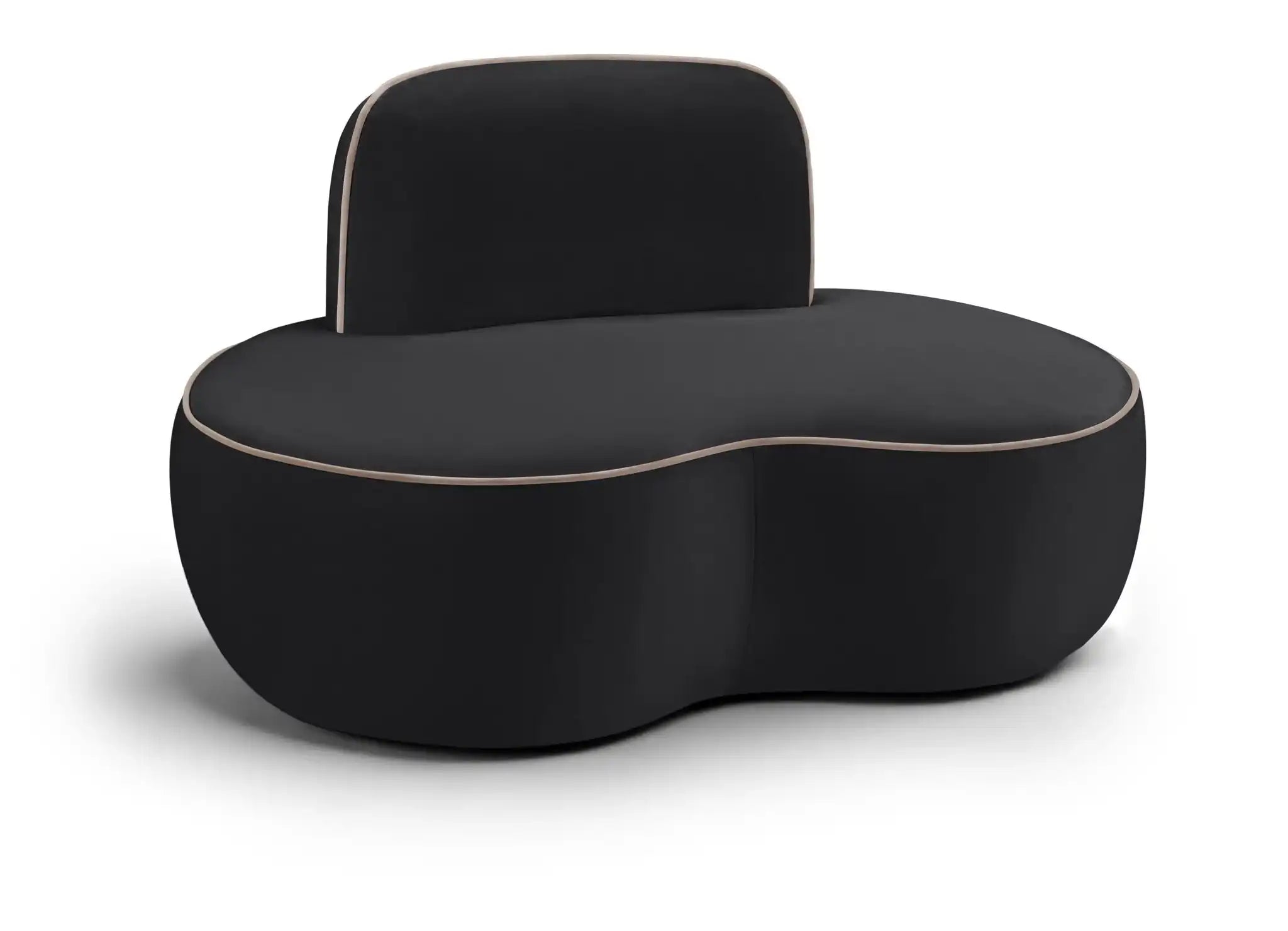 Swerve - Velvet Upholstered Chair - Best Buy Furniture
