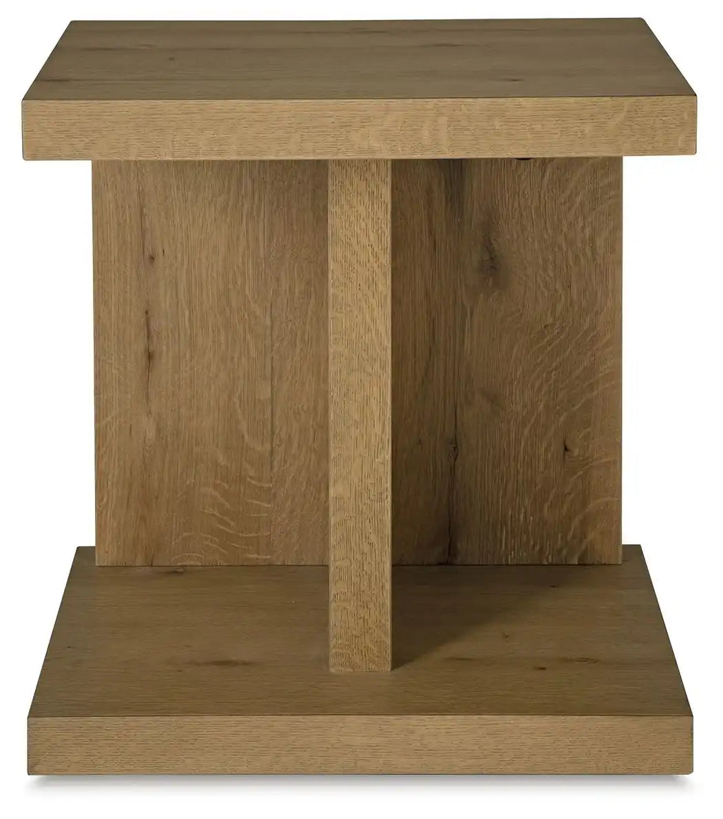 Brinstead - Chair Side End Table - Light Brown - Best Buy Furniture