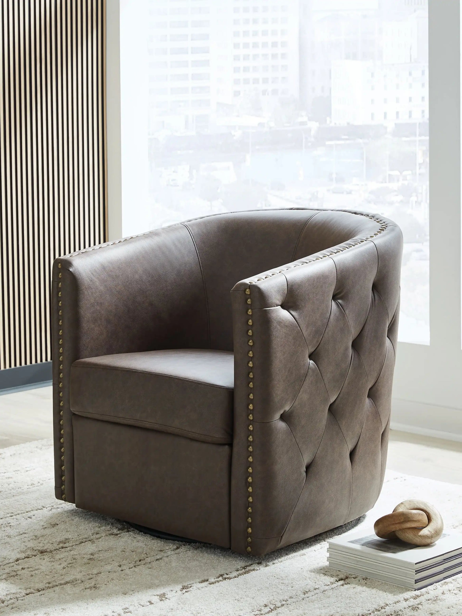 Brentlow - Swivel Accent Chair - Best Buy Furniture