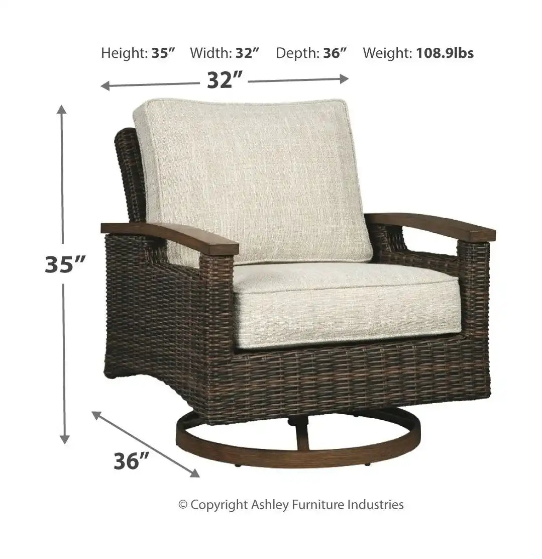 Paradise Trail - 3 Pc. - Lounge Set - Medium Brown - Best Buy Furniture