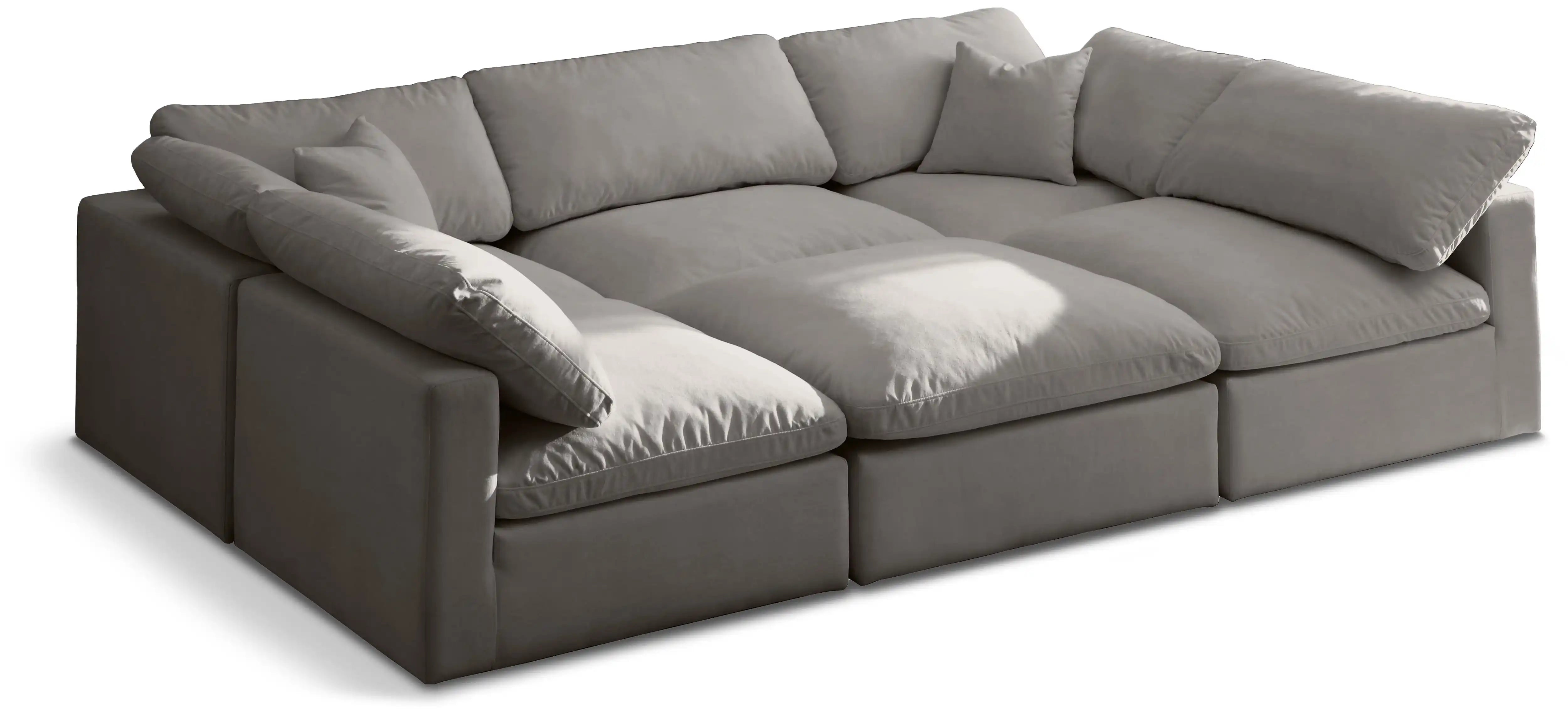 Plush - 6 Piece Modular Sectional - Best Buy Furniture