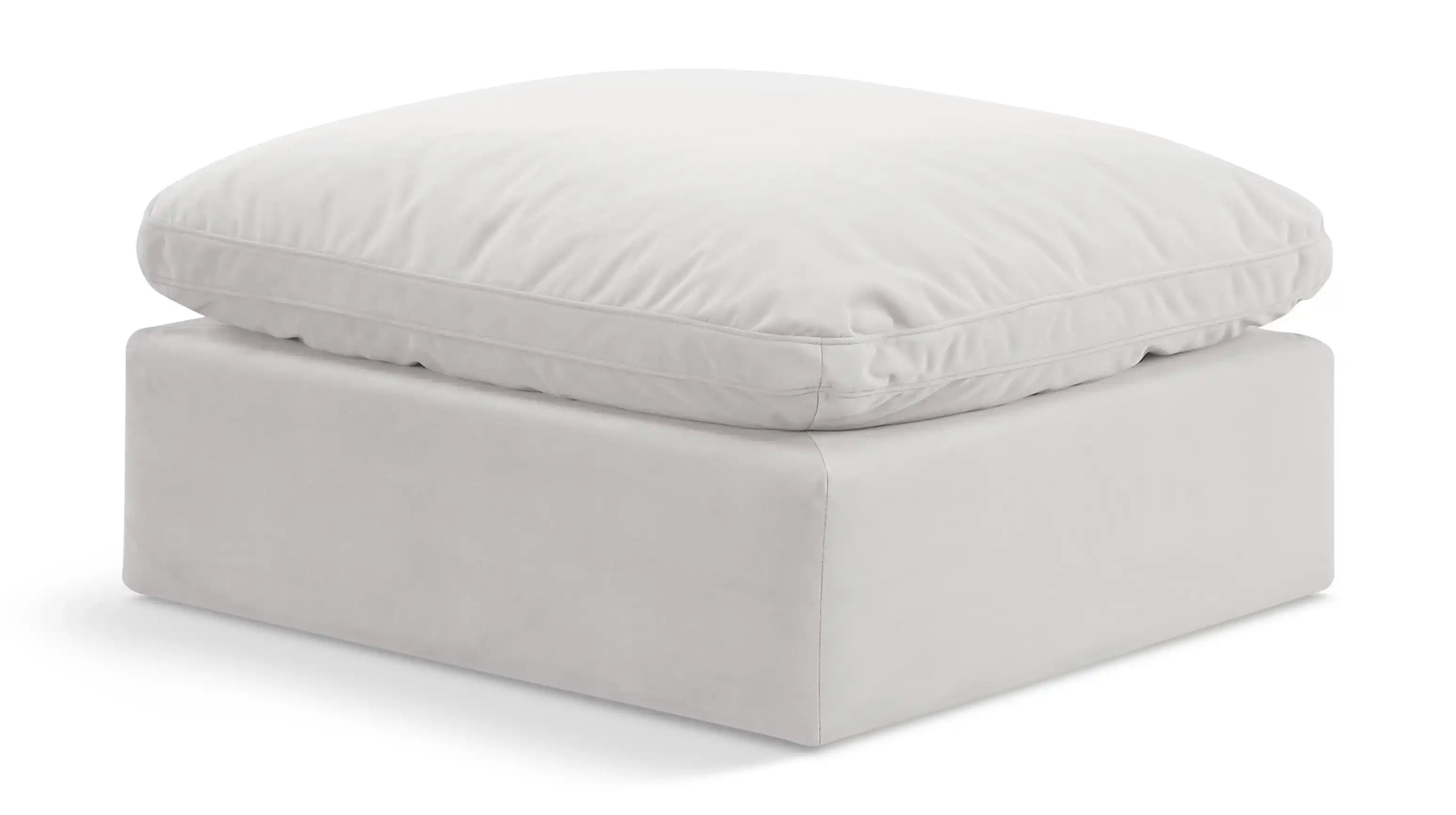 Indulge - Velvet Ottoman - Best Buy Furniture