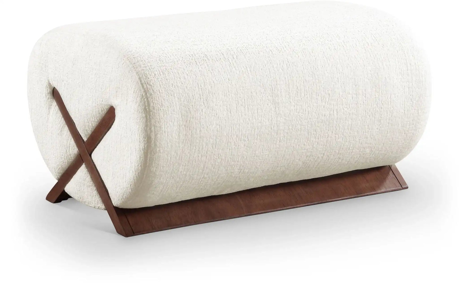 Akira - Fabric Upholstered Ottoman - Best Buy Furniture