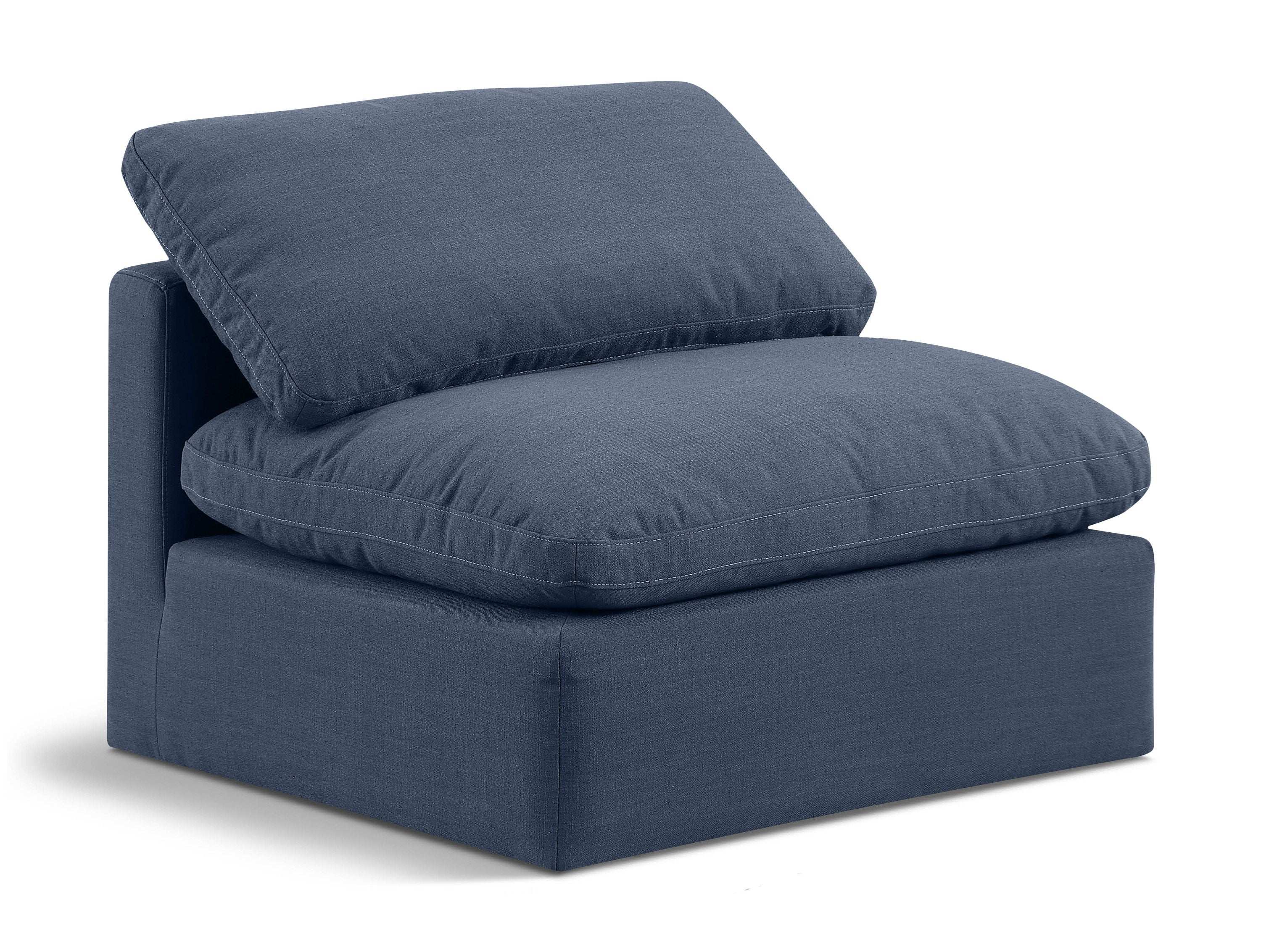 Indulge - Linen Armless Chair - Best Buy Furniture