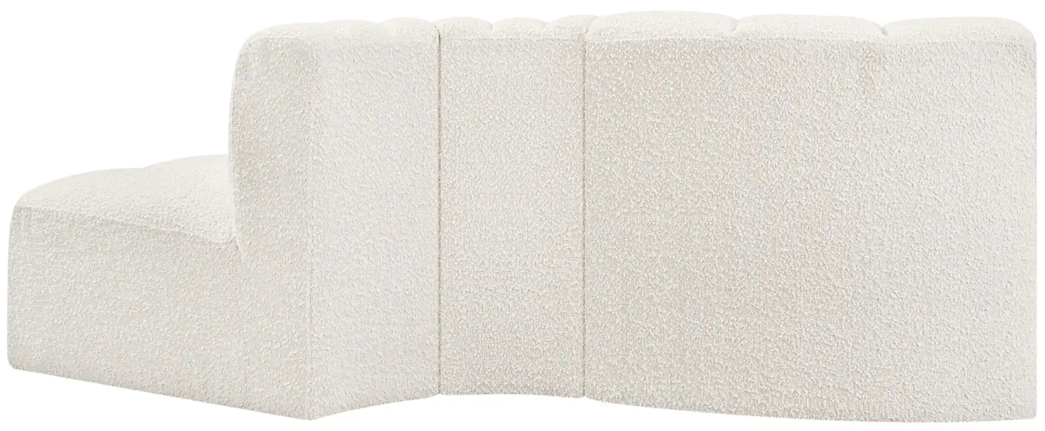 Arc - Boucle Fabric 3 Piece Modular Sofa