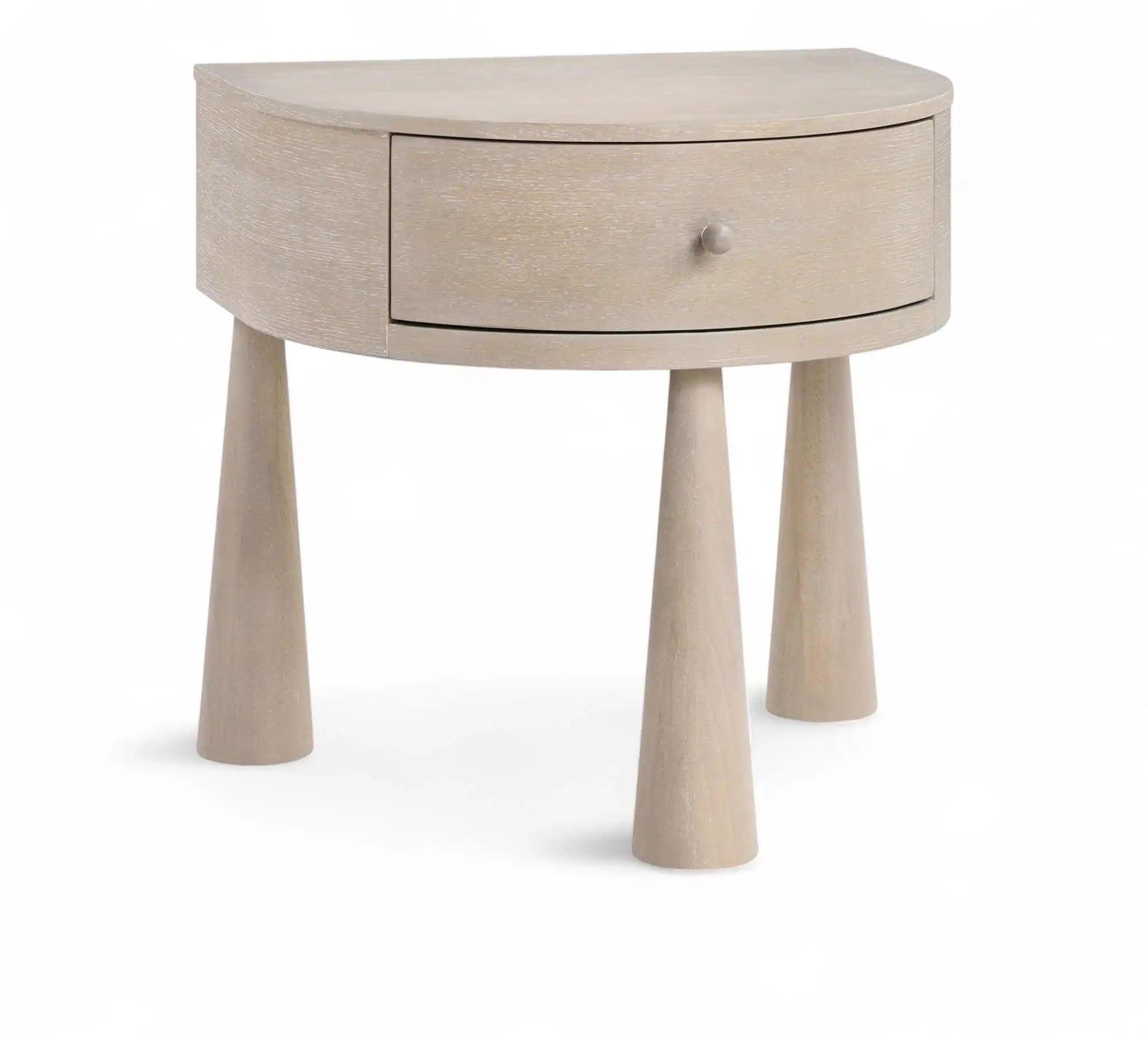 Oasis - Acacia Veneer And Solid Wood Night Stand - Best Buy Furniture