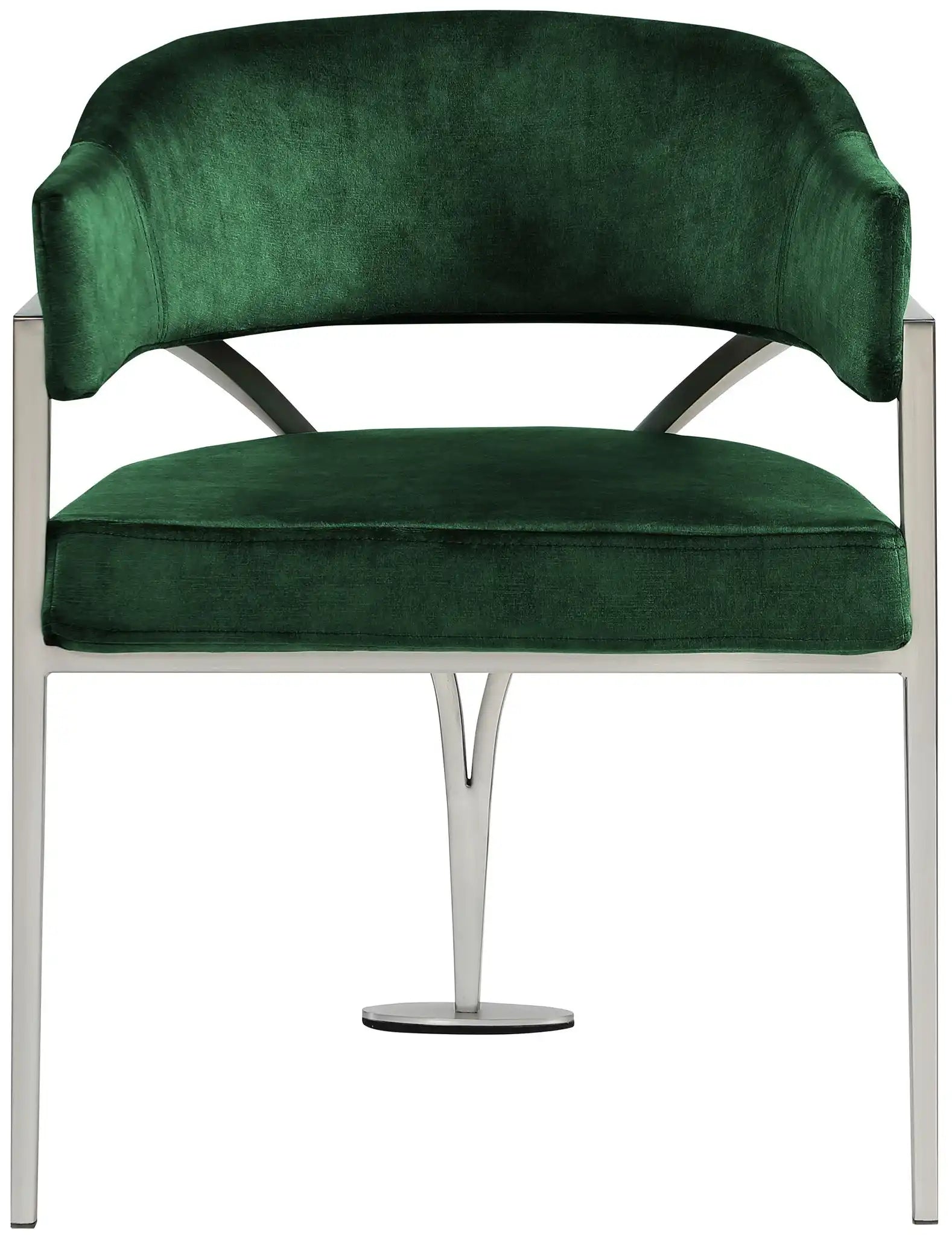 Madelyn - Dining Chair (Set of 2) - Brushed Chrome