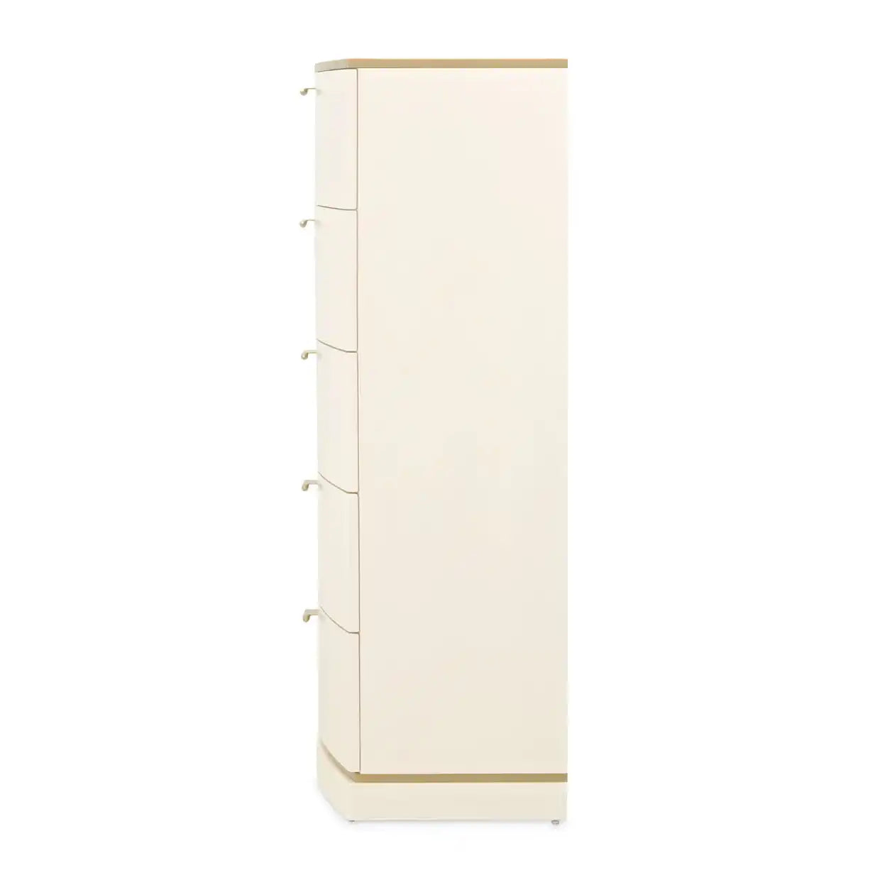 La Terrazza - 5-Drawer Chest - Creamy Pearl - Best Buy Furniture